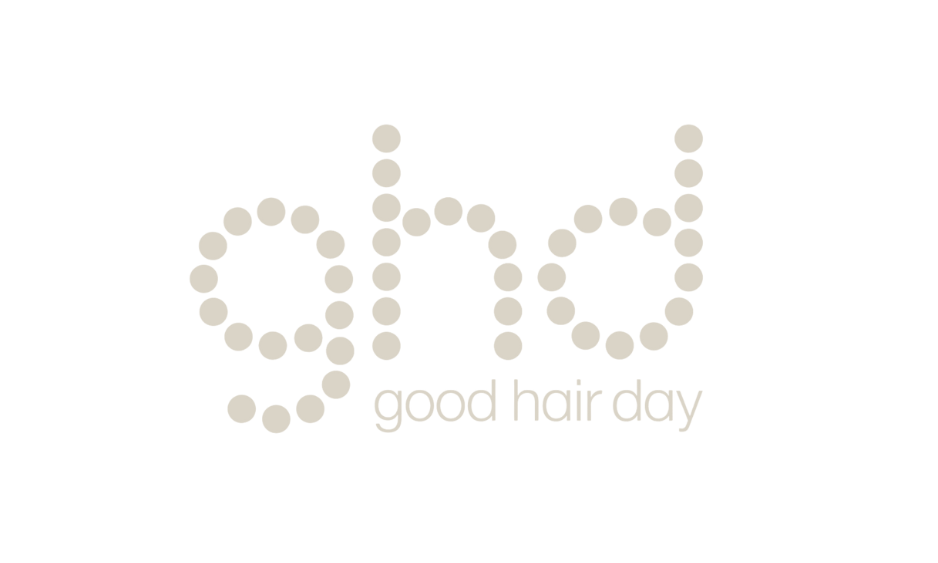 The word 'bob' written with circles to resemble pearls or beads, with the phrase 'good hair day' underneath.