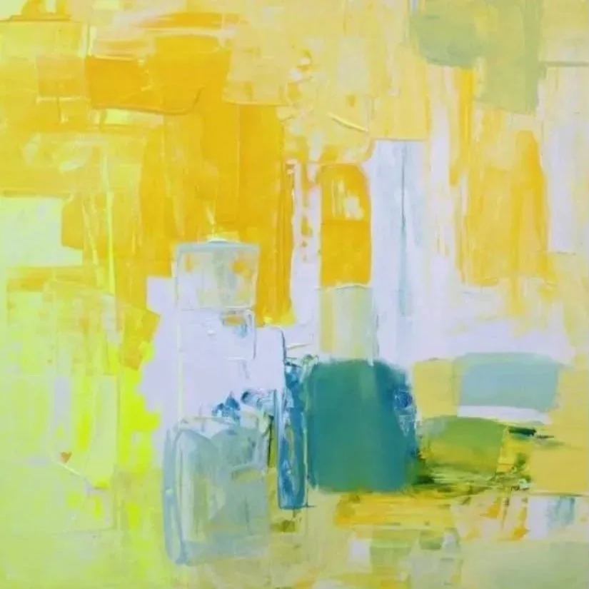 Untitled Yellow, 2013, acrylic on canvas 48" x 48" - Sold