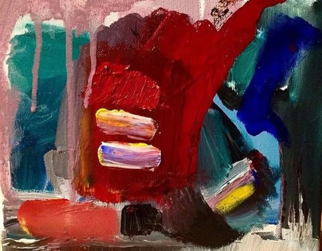 The Cavern, 2016, acrylic on canvas, 14" x 11" - Sold 
