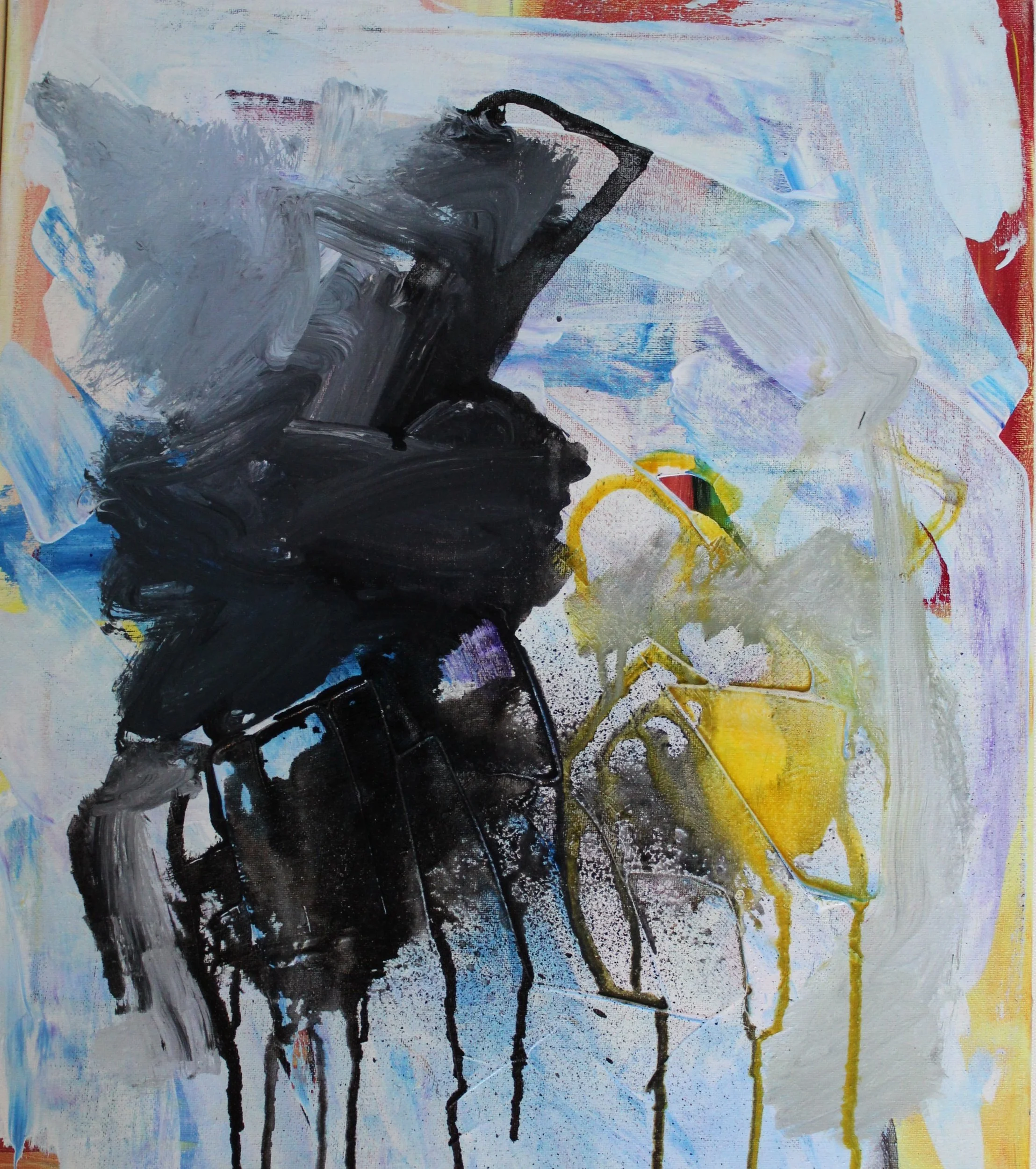 You Are My Sunshine, 2016, acrylic on canvas, 
16" x 20" - Sold  
