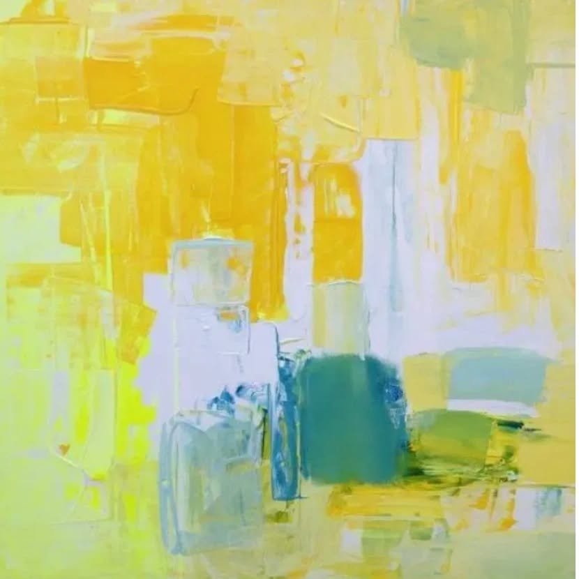Untitled Yellow, 2013, 48" x 48" - Sold