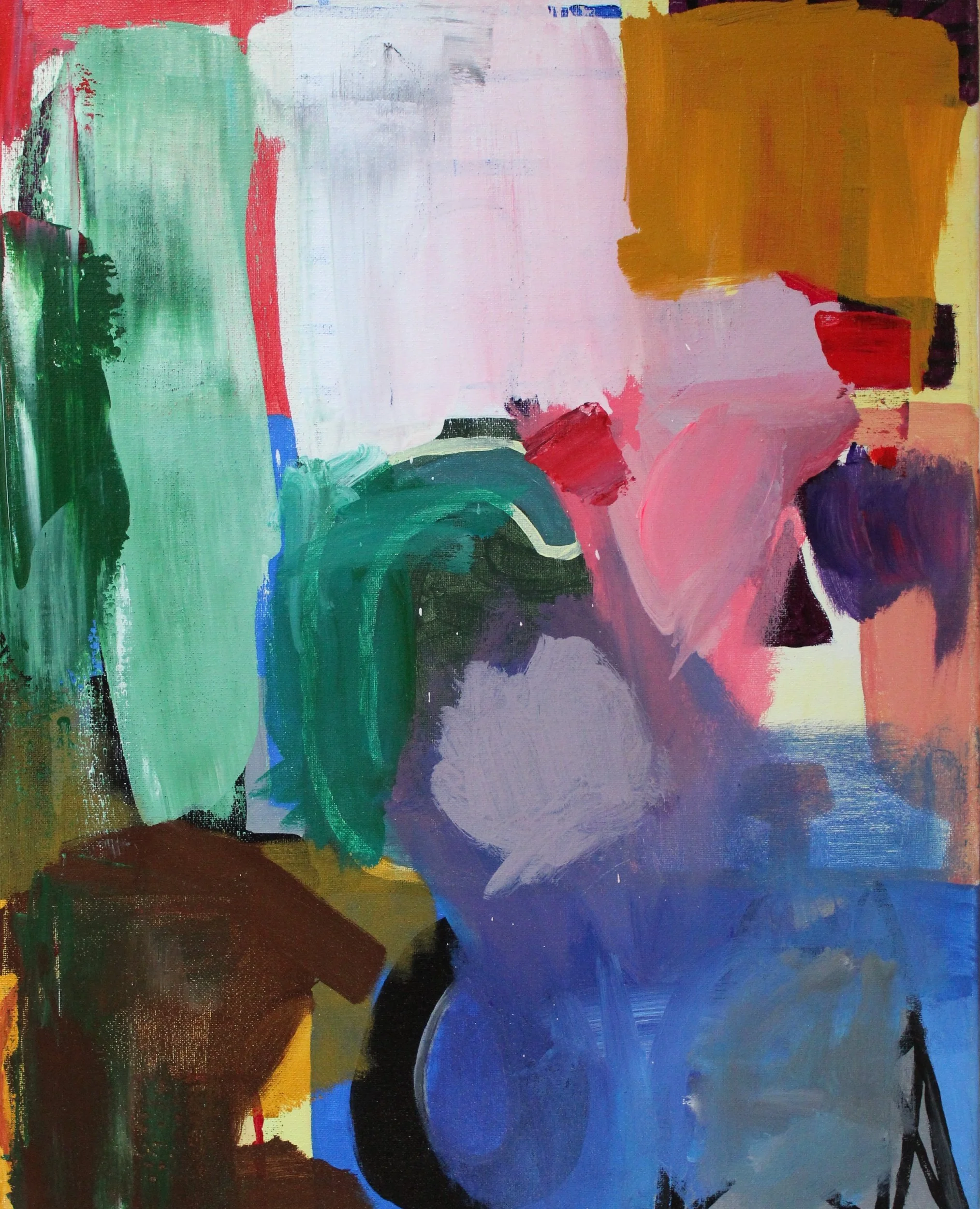 Ode to Helen, 2015, acrylic on canvas, 
16" x 20" - $700  