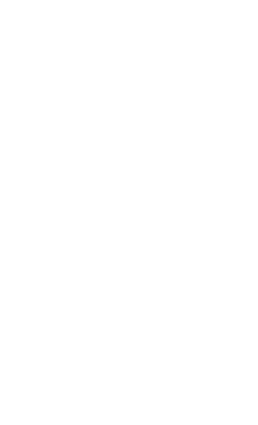 A white outline of a leafy branch on a black background.