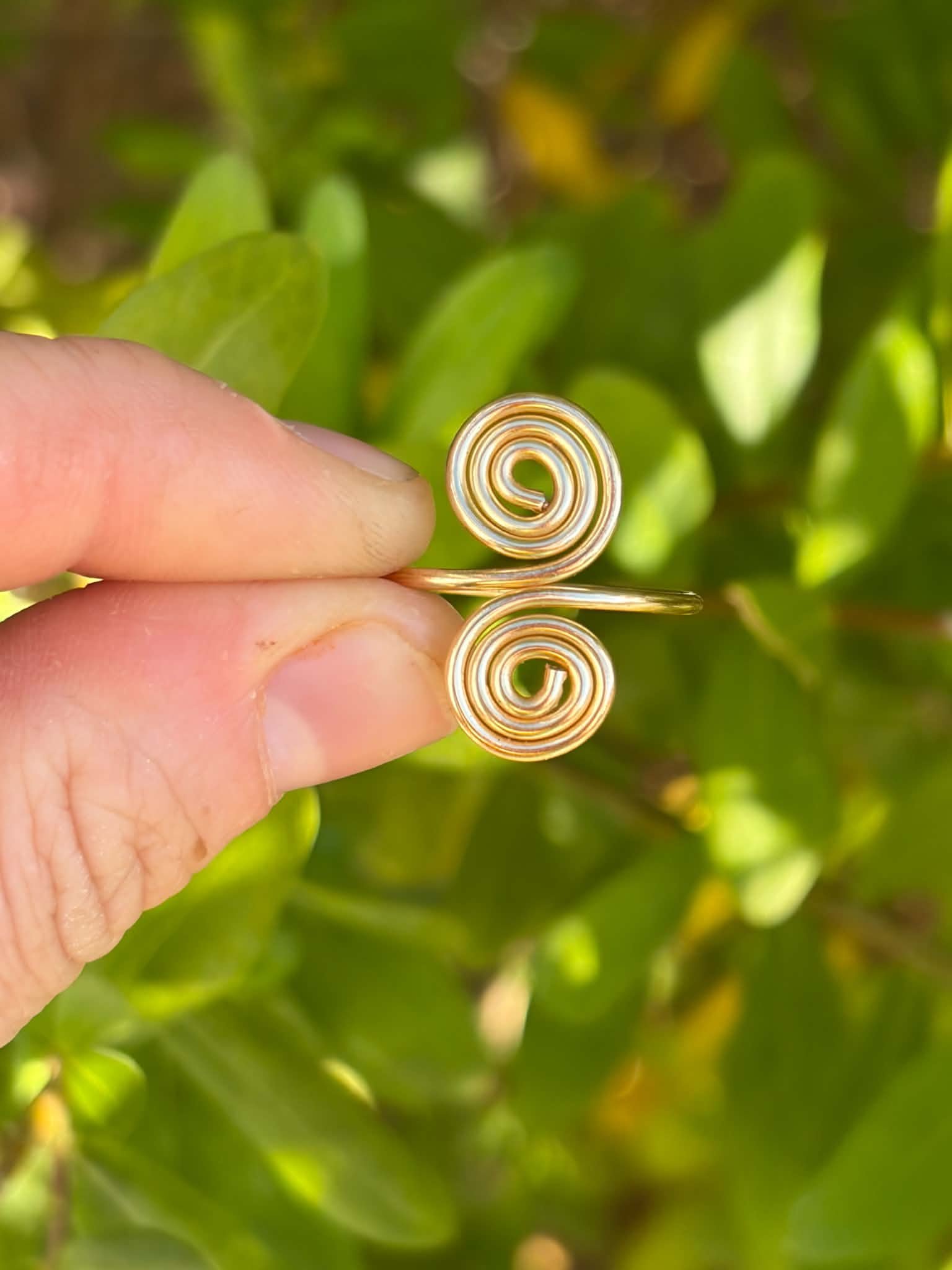 Gold Spiral Ring