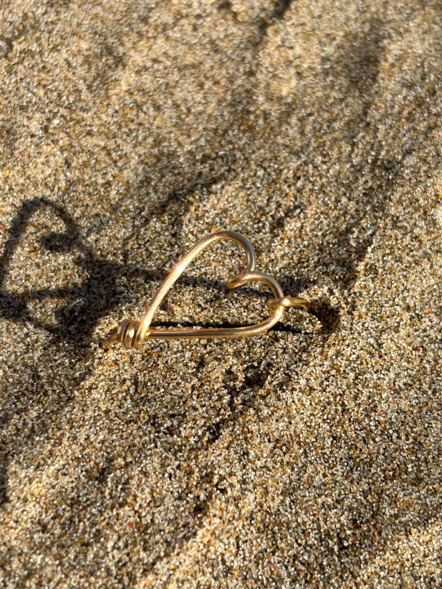 Wire Wrapped Heart Ring