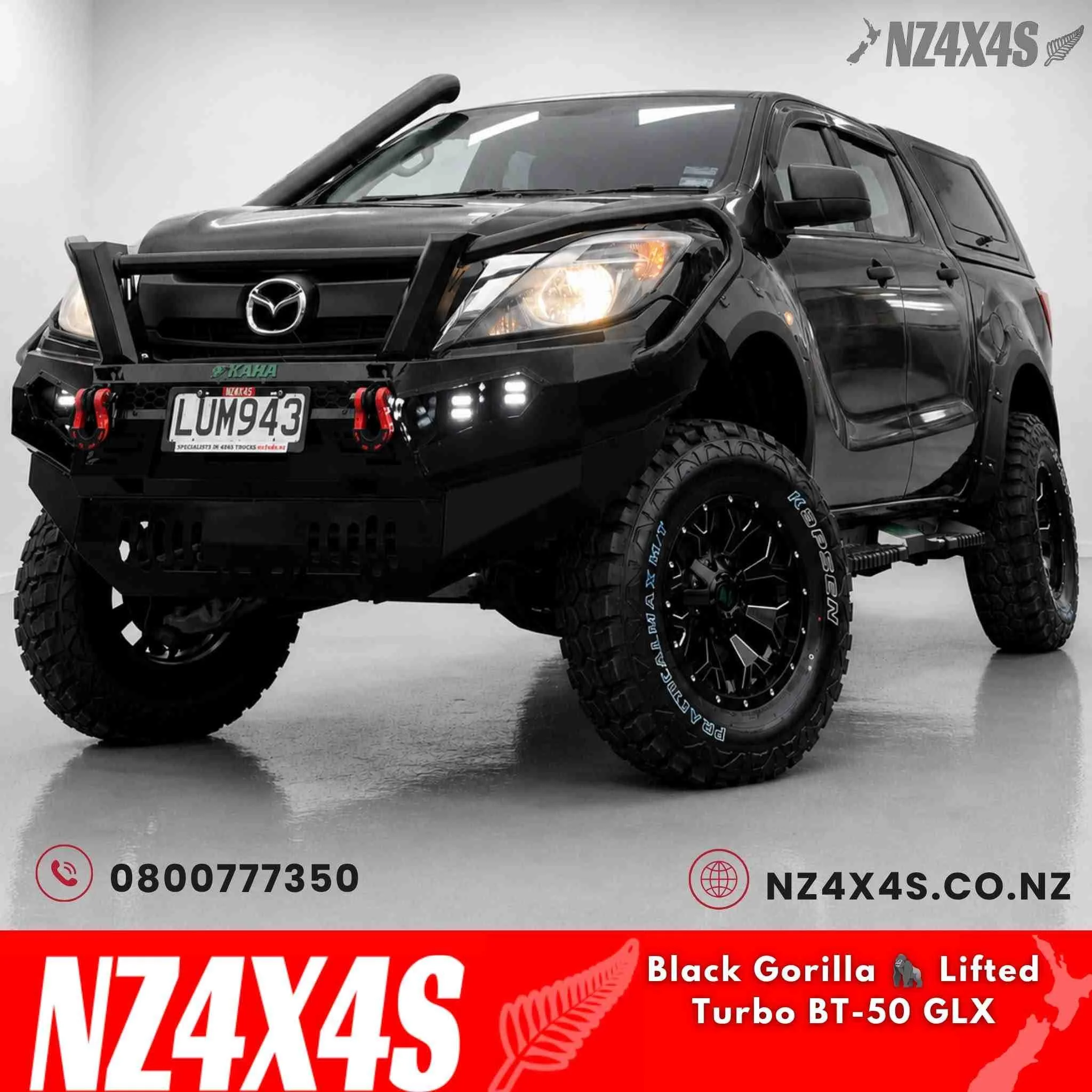 🔥Black Gorilla 🦍 Lifted Turbo BT-50 GLX🔥