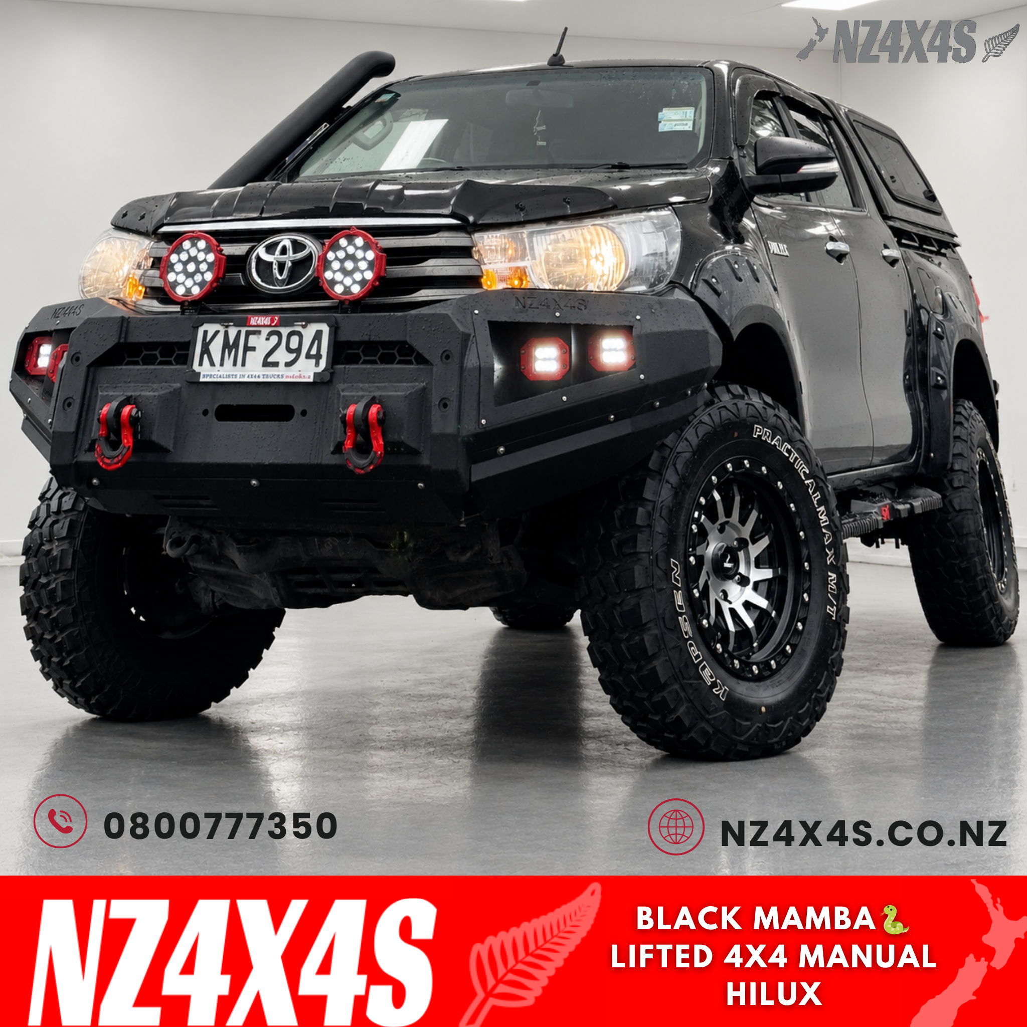 🔥BLACK MAMBA🐍LIFTED 4X4 MANUAL HILUX🔥