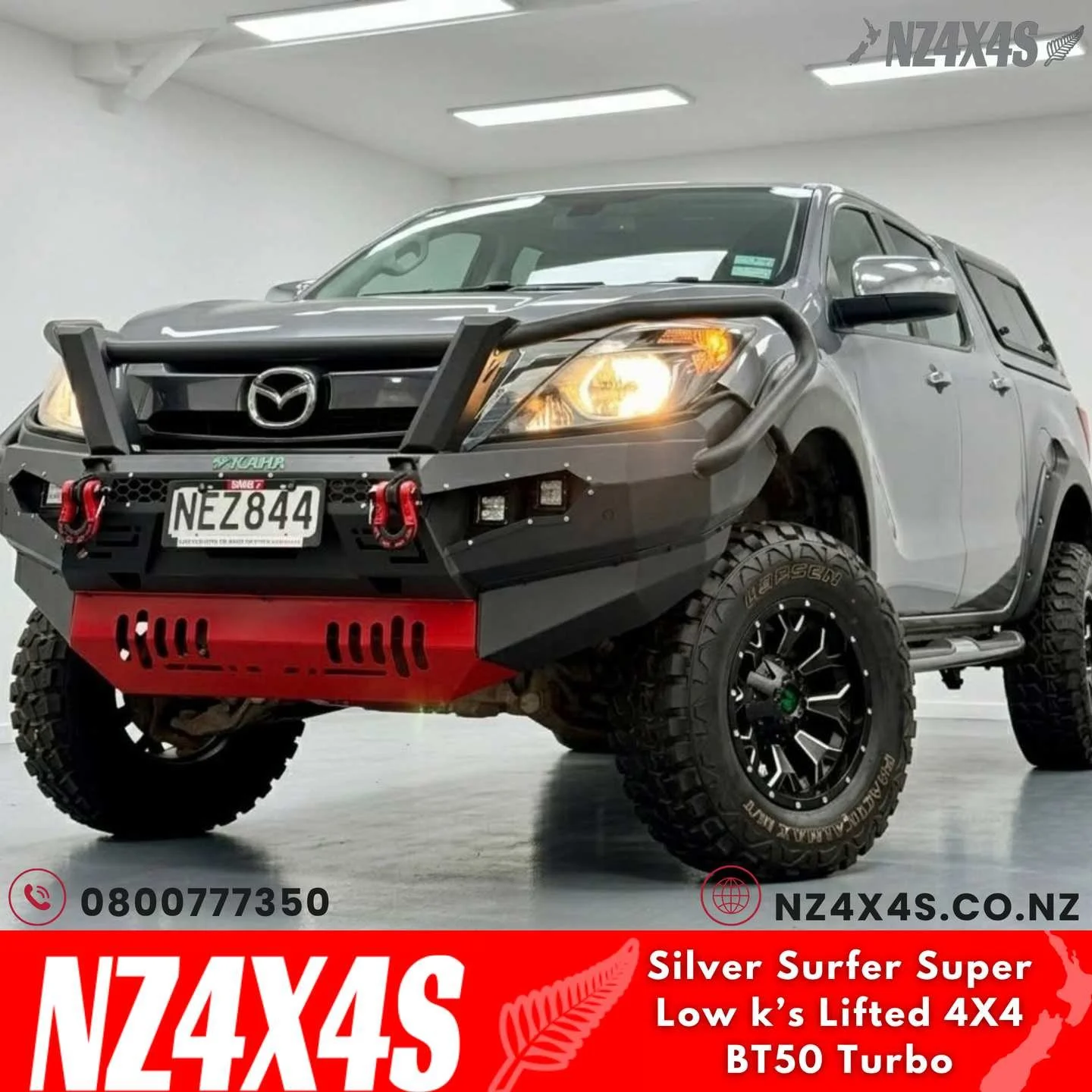 Silver Surfer Super Low k’s Lifted 4X4 BT50 Turbo