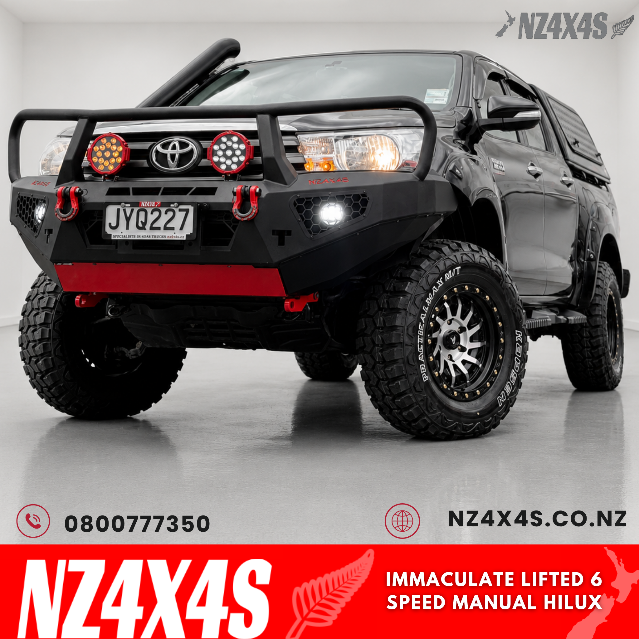 🔥IMMACULATE LIFTED 6 SPEED MANUAL HILUX🔥
