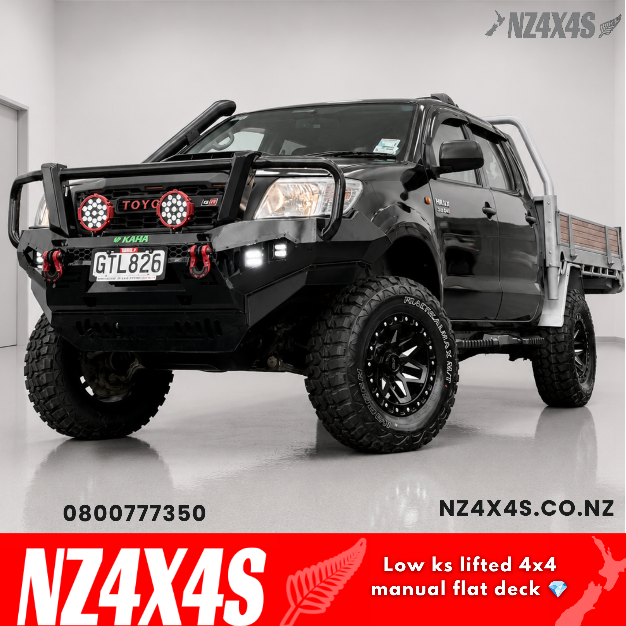 🔥Low ks lifted 4x4 manual flat deck 💎🔥