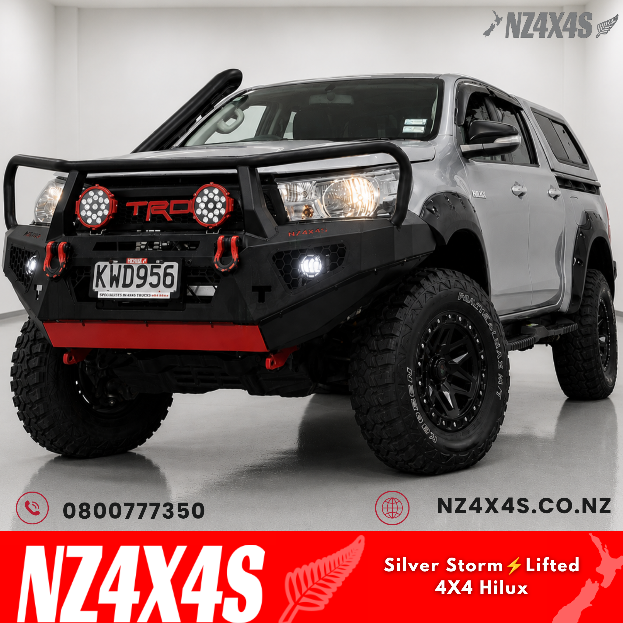 🔥Silver Storm⚡️Lifted 4X4 Hilux🔥