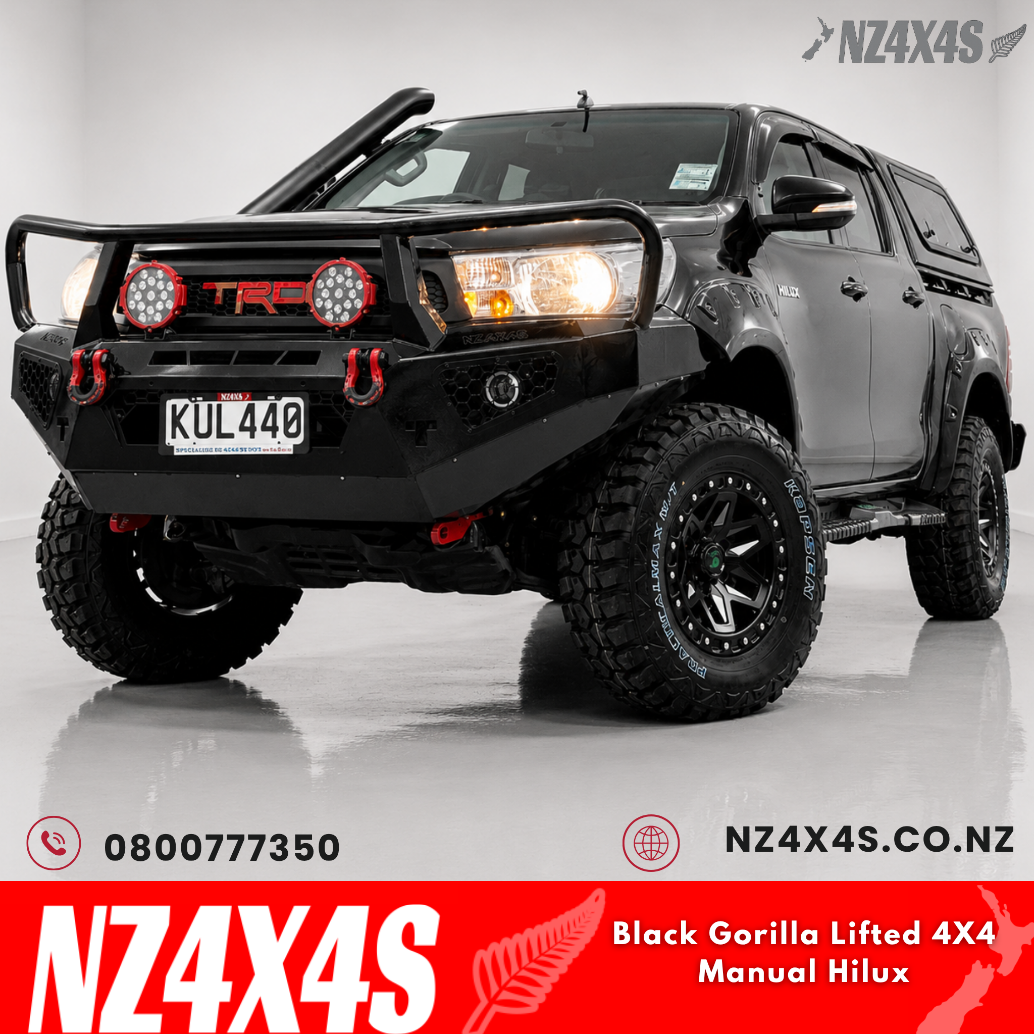 🔥Black Gorilla Lifted 4X4 Manual Hilux🔥