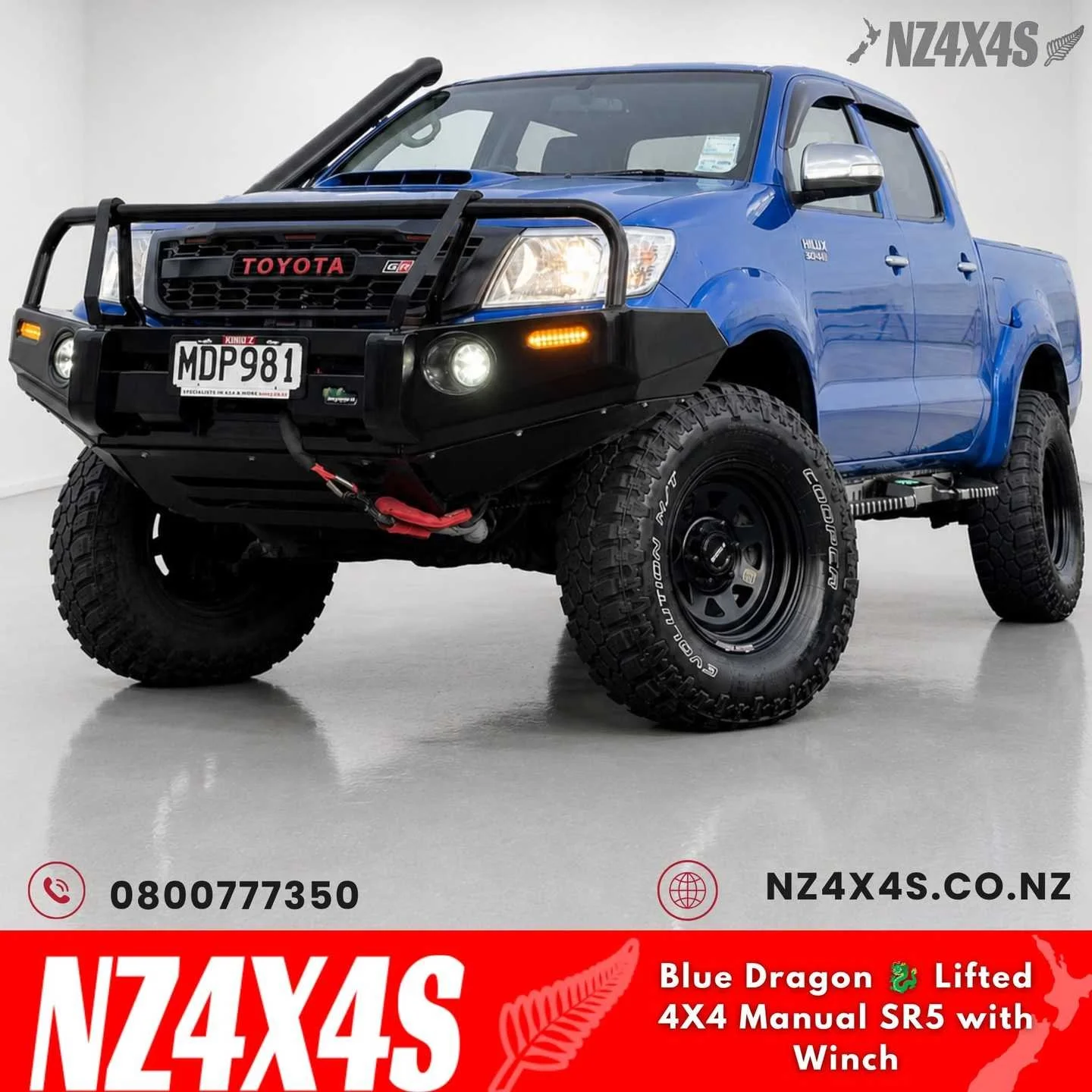 🔥Blue Dragon 🐉 Lifted 4X4 Manual SR5 with Winch🔥