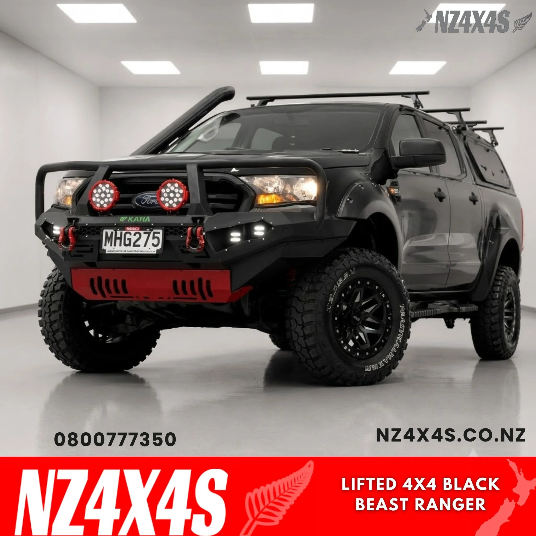 LIFTED 4X4 BLACK BEAST RANGER