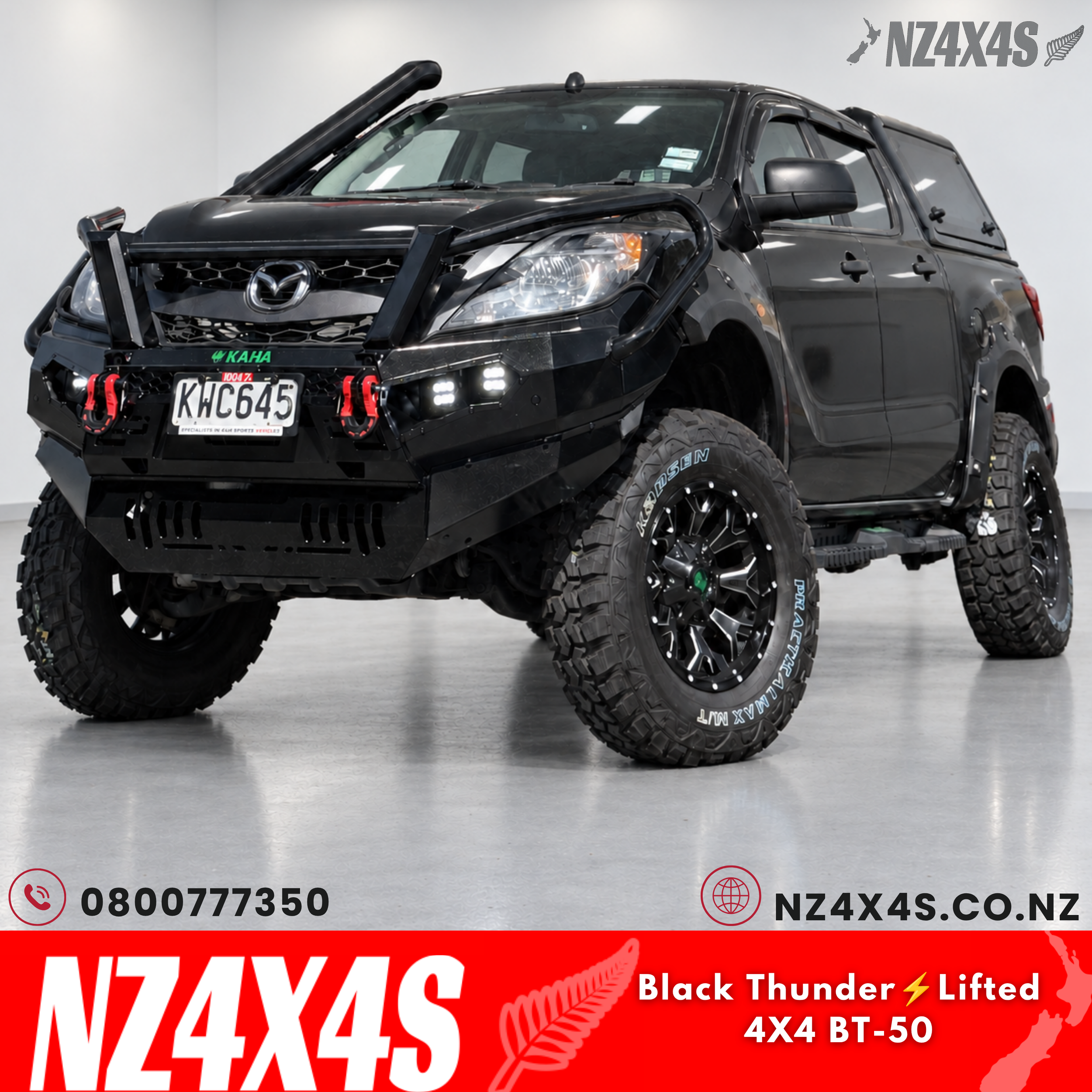 🔥Black Thunder⚡Lifted 4X4 BT-50🔥
