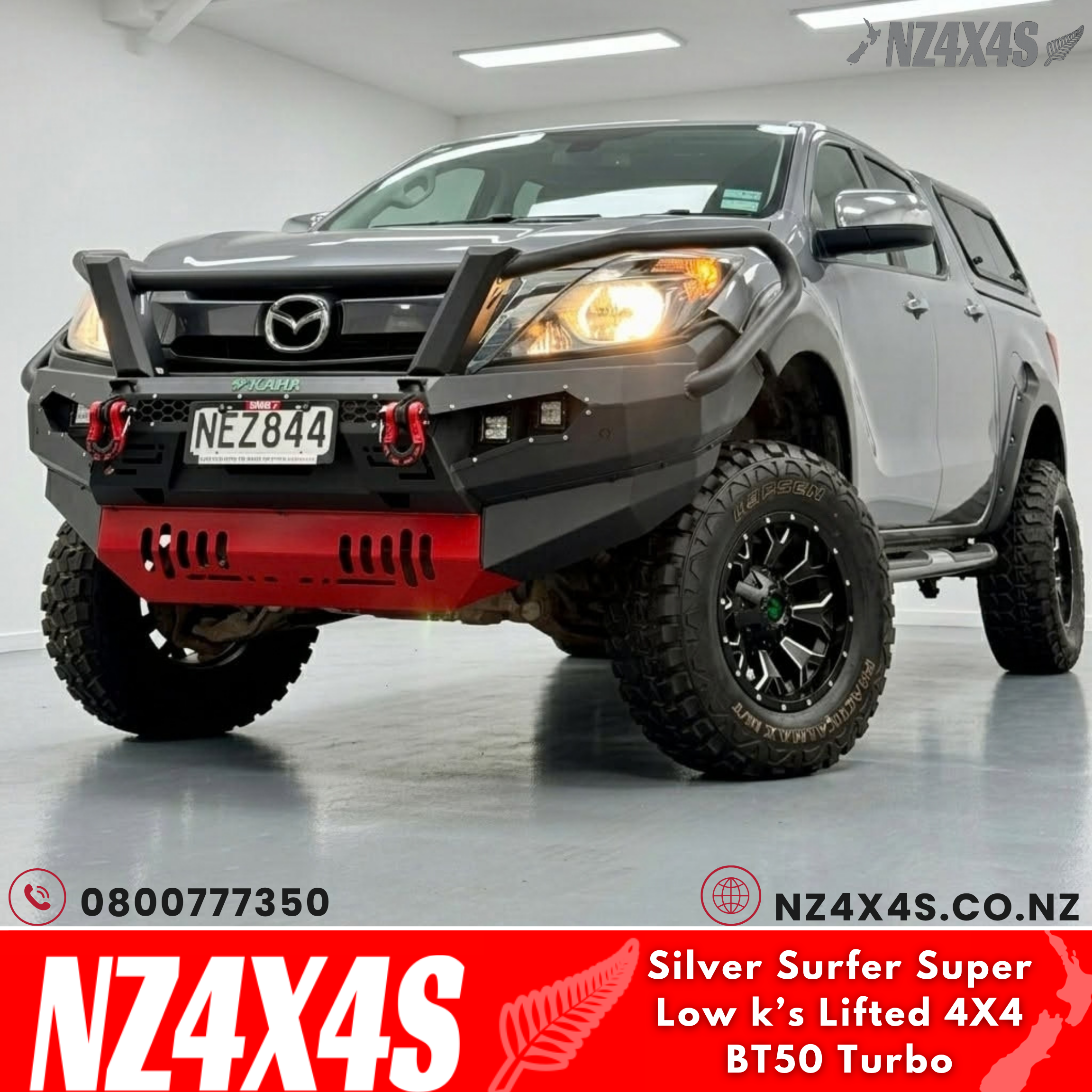 Silver Surfer Super Low k’s Lifted 4X4 BT50 Turbo