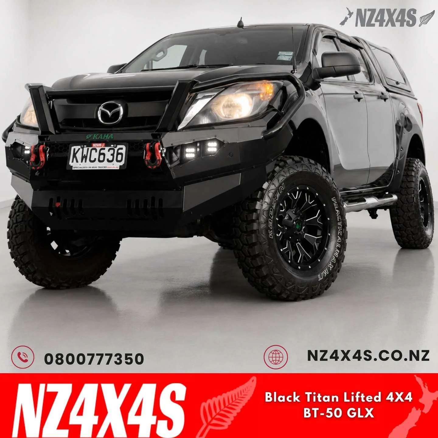 Black Titan Lifted 4X4 BT-50 GLX