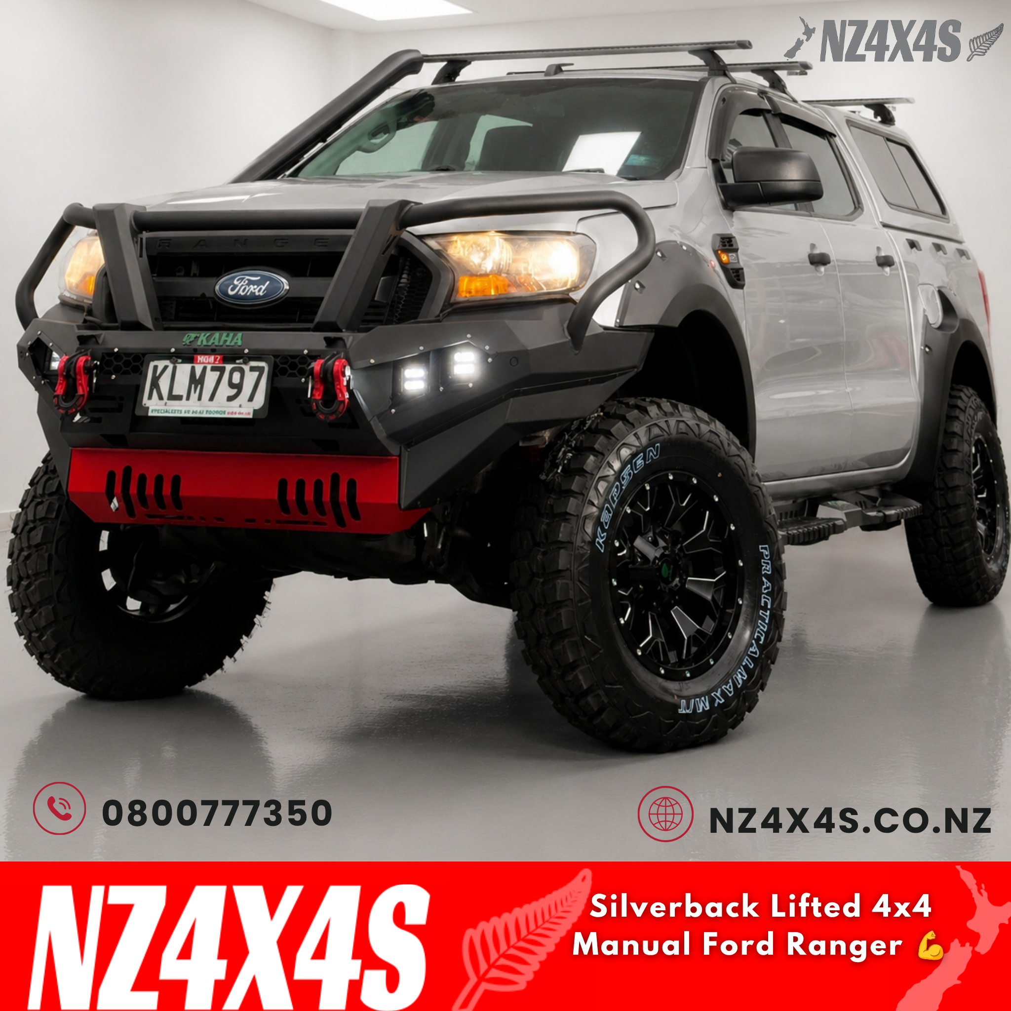 🔥Silverback Lifted 4x4 Manual Ford Ranger 💪🔥
