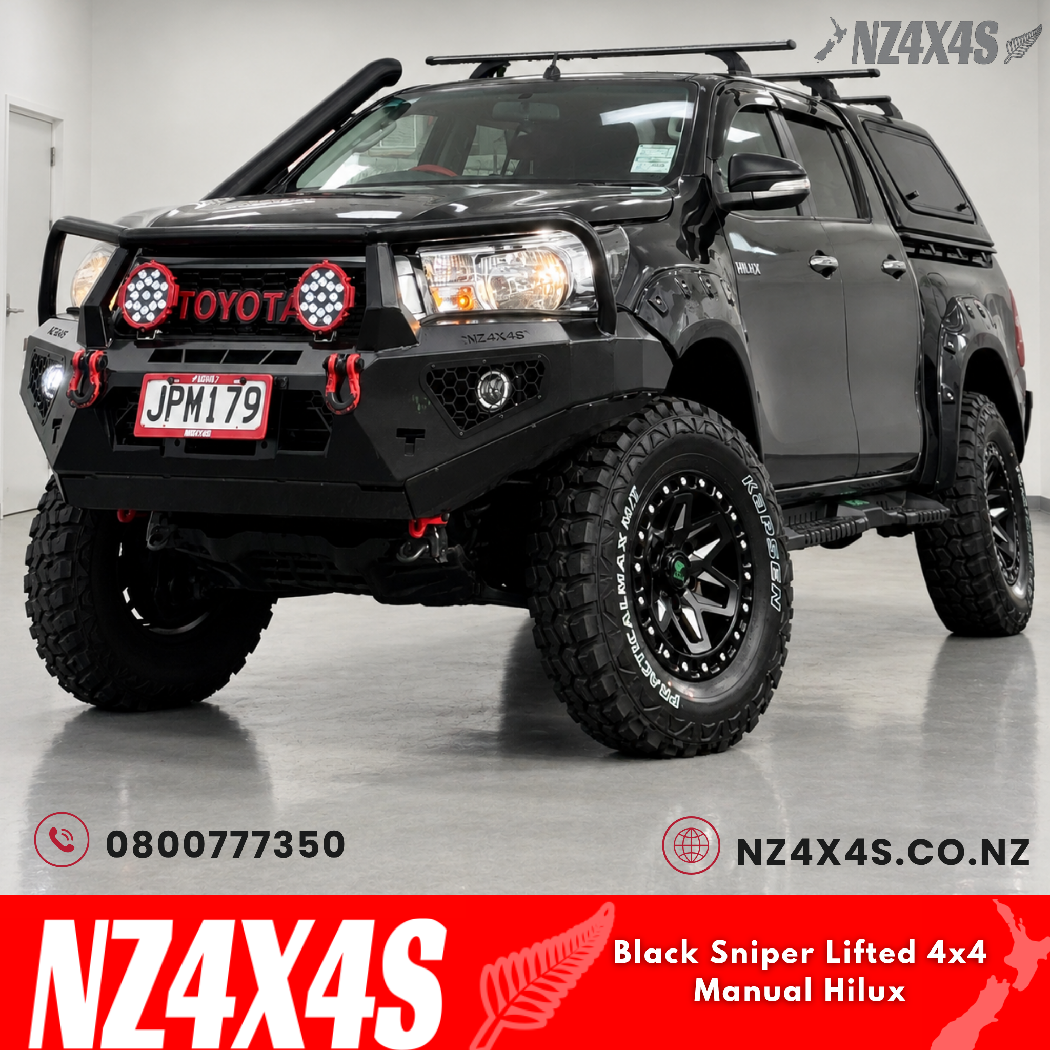 🔥Black Sniper Lifted 4x4 Manual Hilux🔥