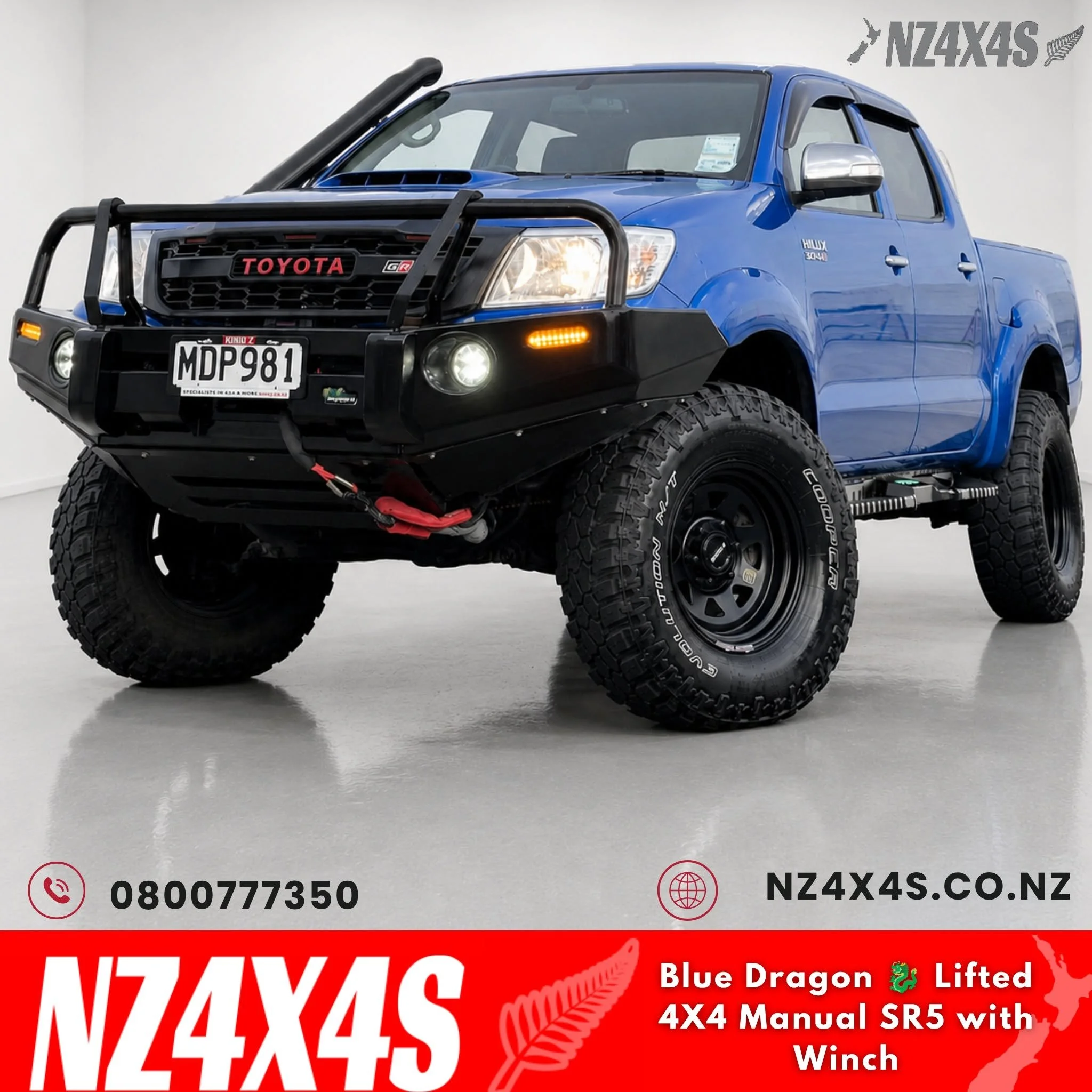 🔥Blue Dragon 🐉 Lifted 4X4 Manual SR5 with Winch🔥