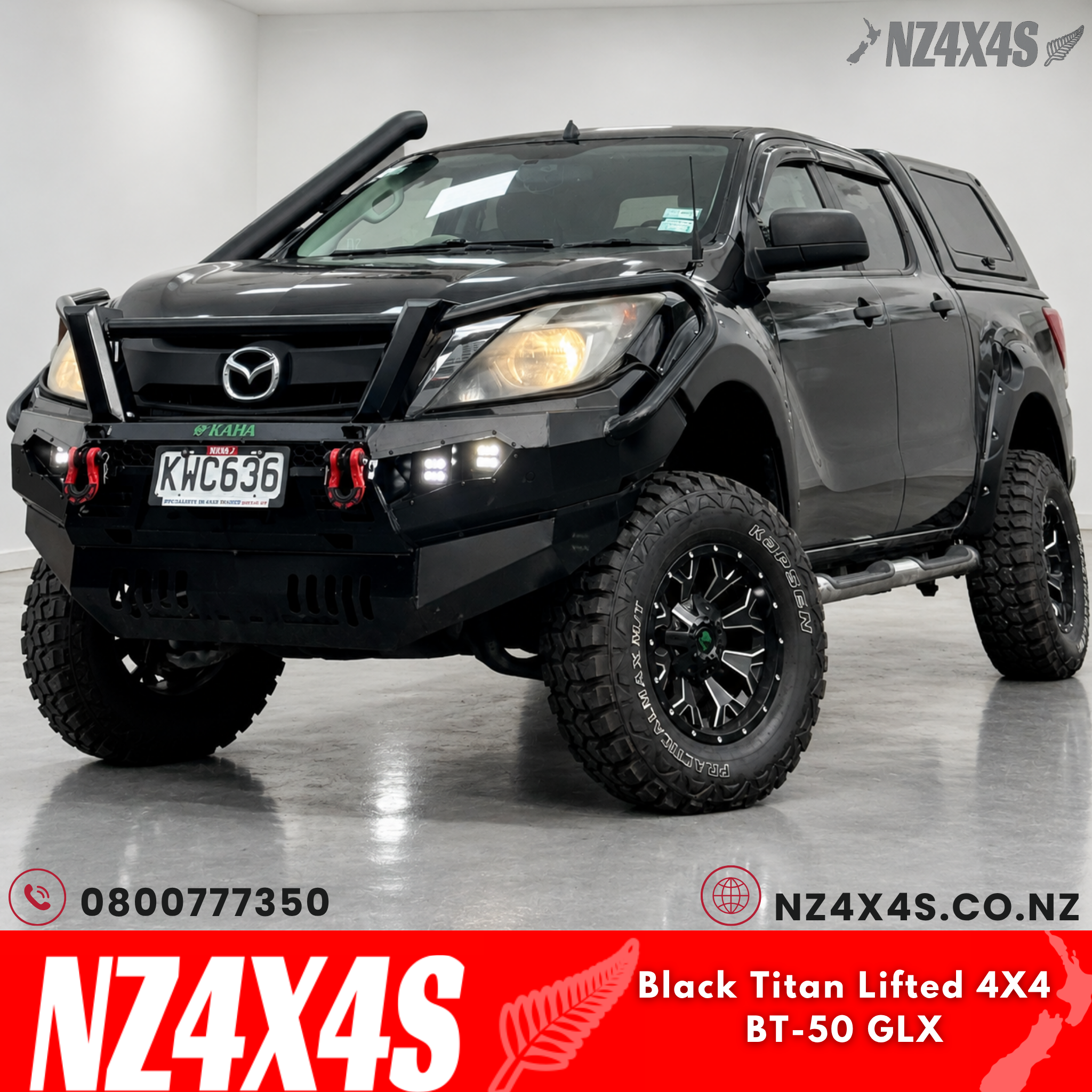 Black Titan Lifted 4X4 BT-50 GLX