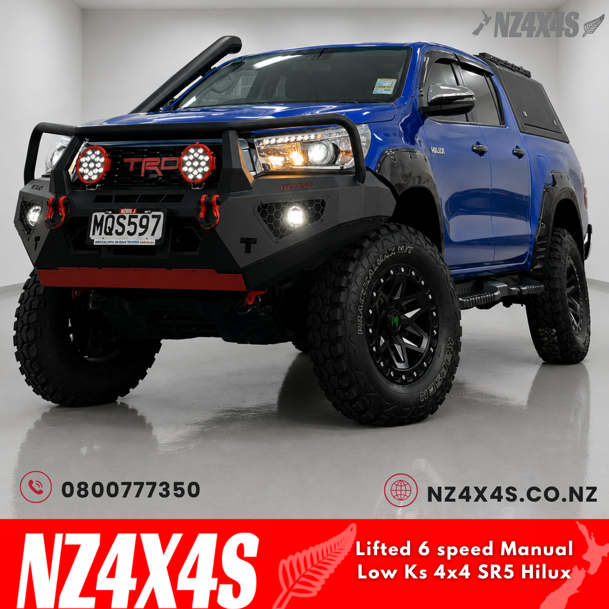 🔥Lifted 6 speed Manual Low Ks 4x4 SR5 Hilux🔥
