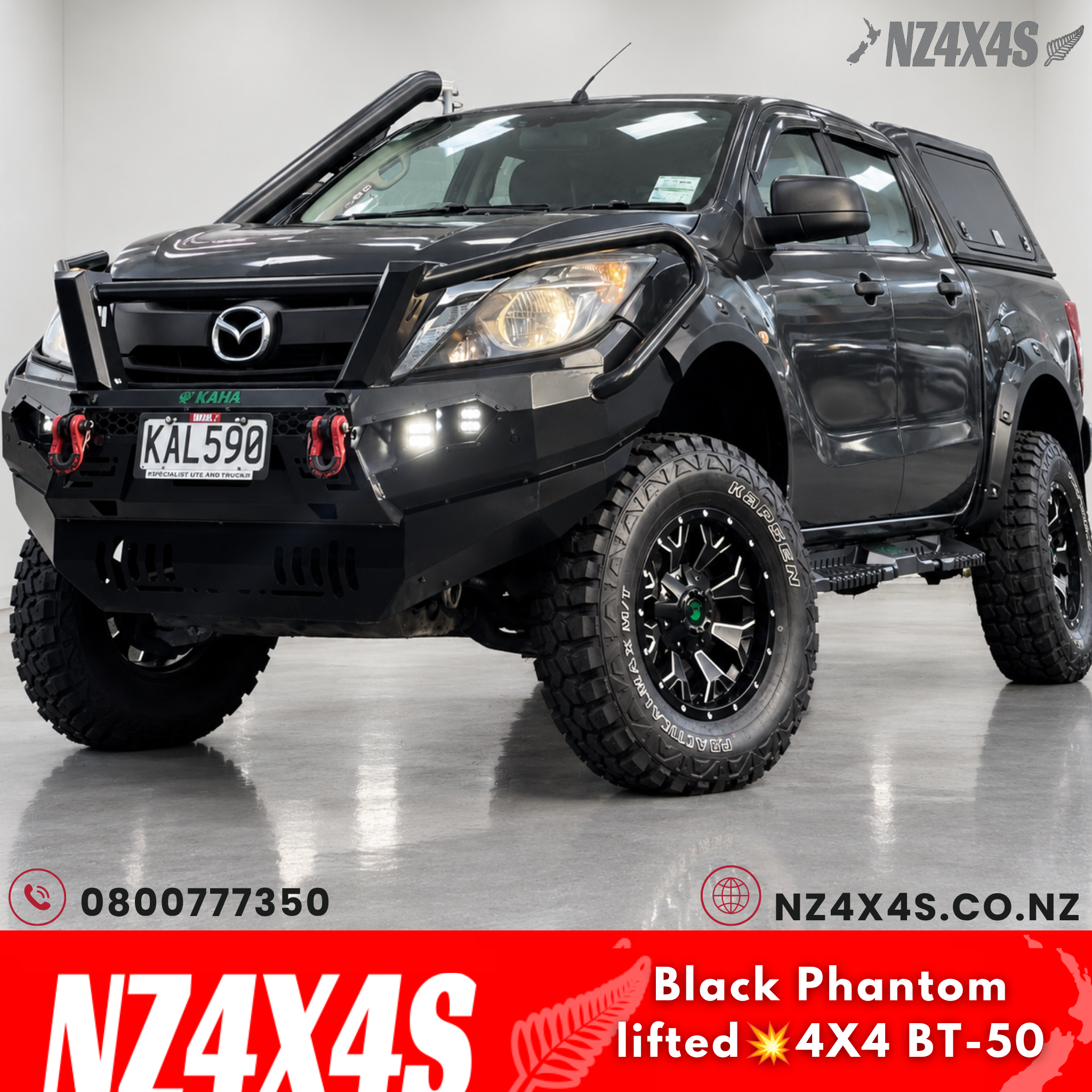 🔥Black Phantom lifted💥4X4 BT-50🔥