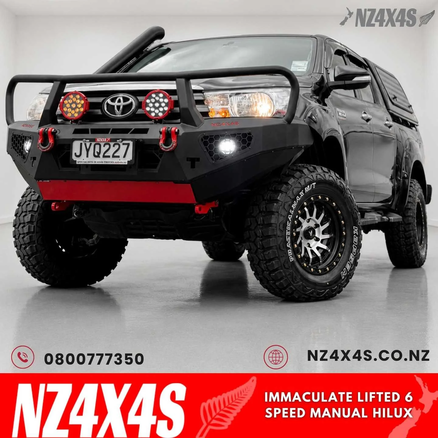 🔥IMMACULATE LIFTED 6 SPEED MANUAL HILUX🔥