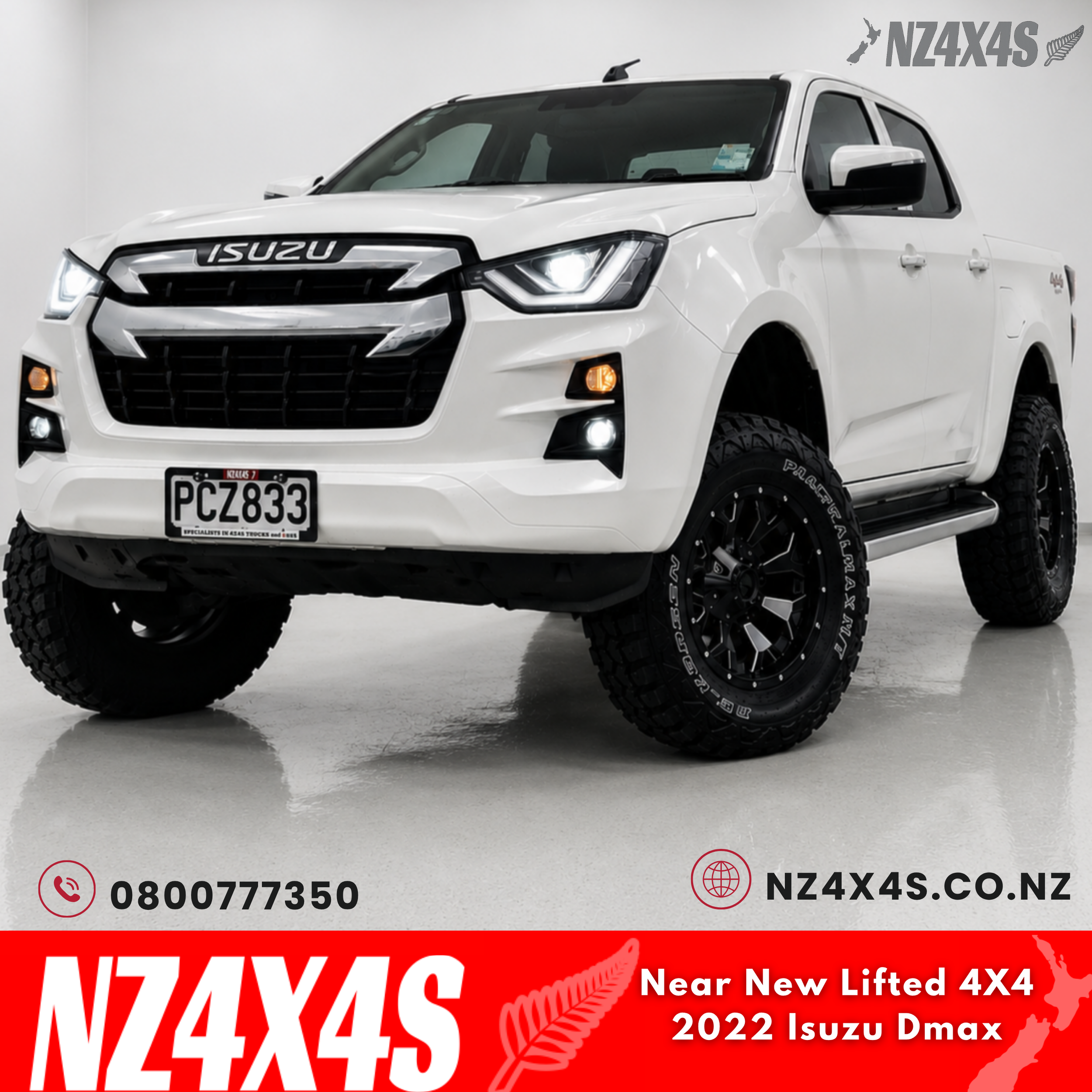 🔥Glacier white lifted 2022 Isuzu Dmax 4X4💪🏽🔥