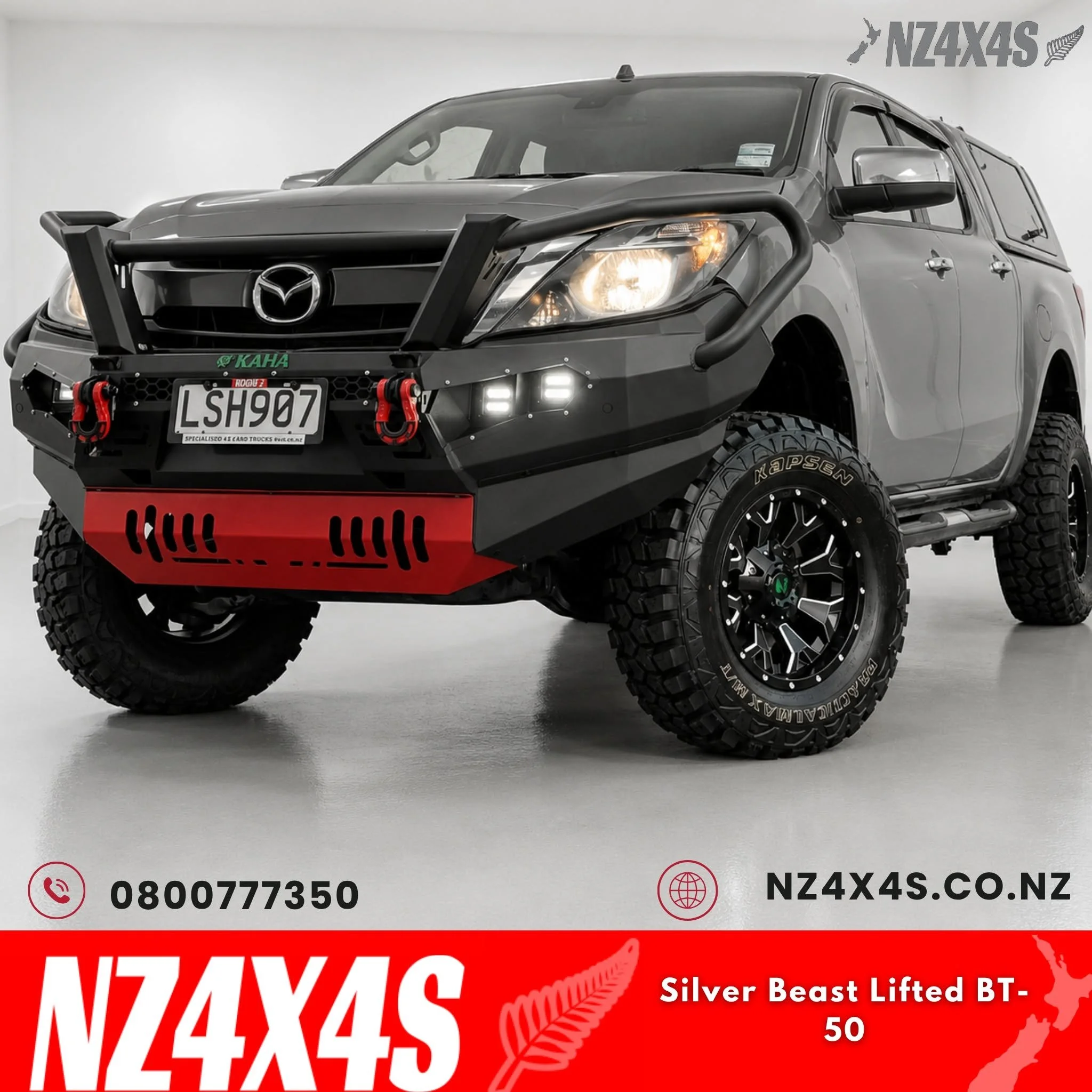 🔥Silver Beast Lifted BT-50🔥