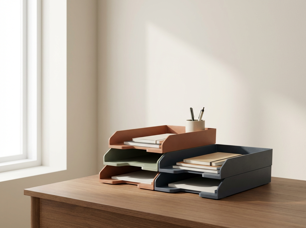 Desktop Stacking Trays