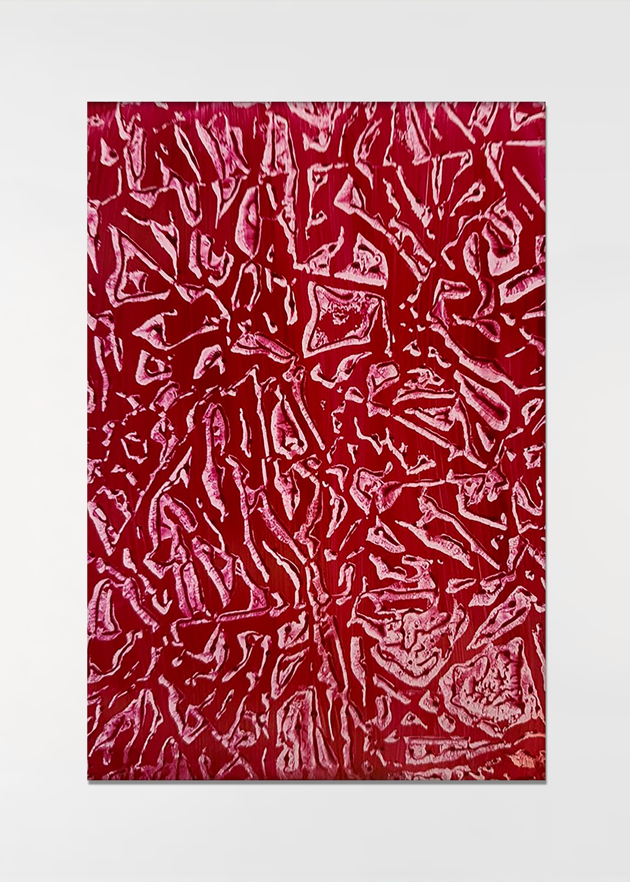 Untitled3, 2024, Acrylic paint on Transparent Film, 14.8cm x 21cm