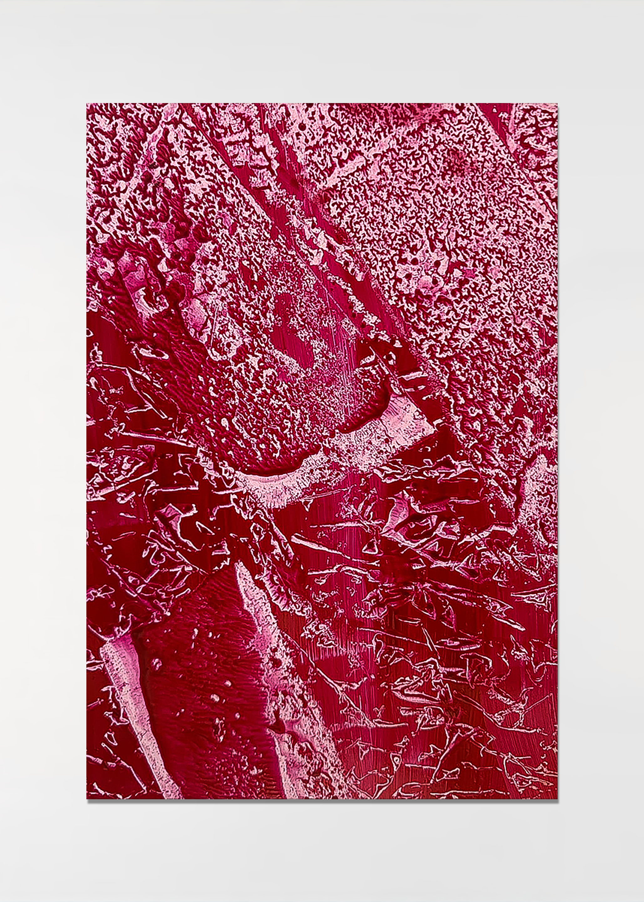 Untitled1, 2024, Acrylic paint on Transparent Film, 14.8cm x 21cm
