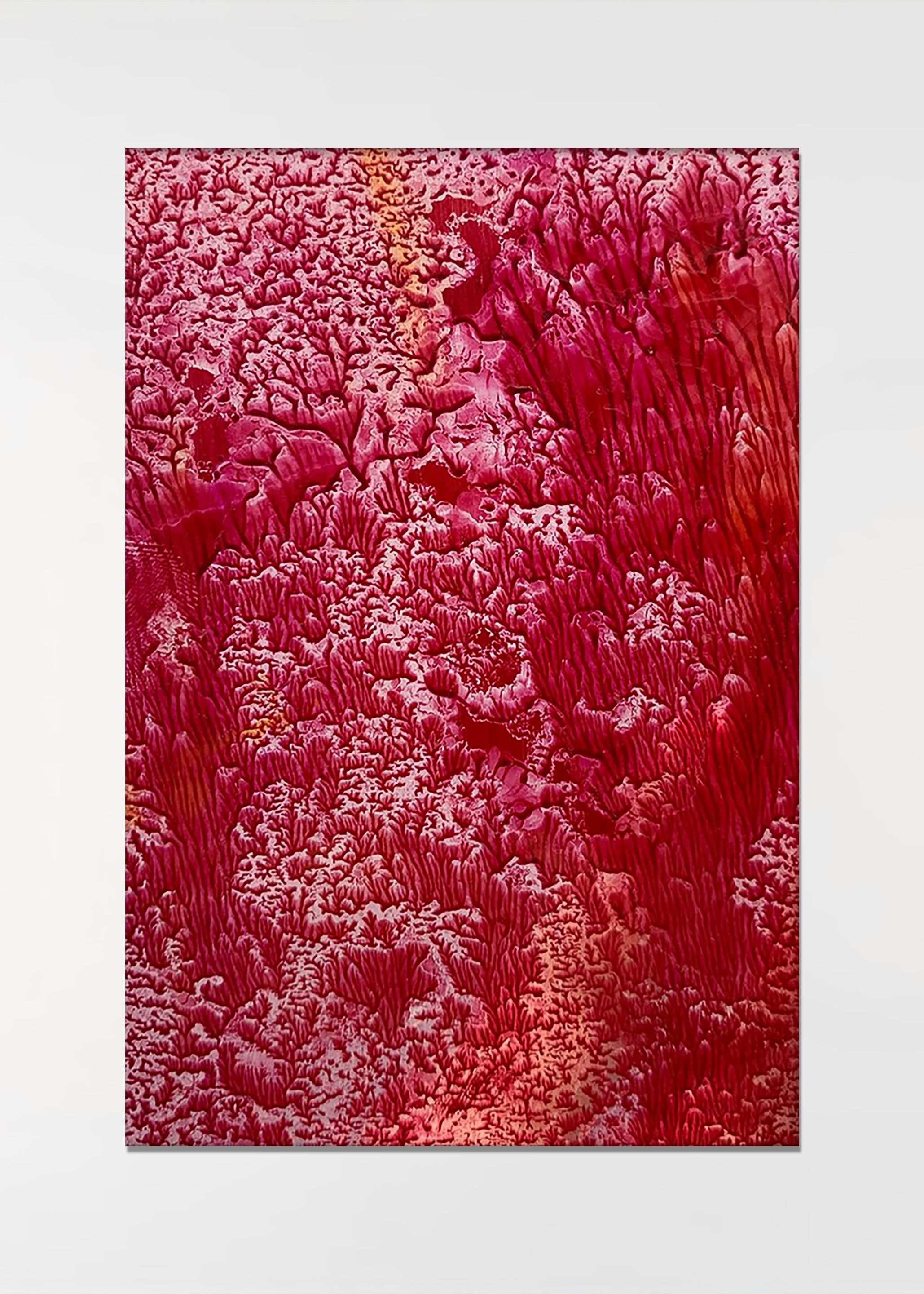Untitled5, 2024, Acrylic paint on Transparent Film, 14.8cm x 21cm