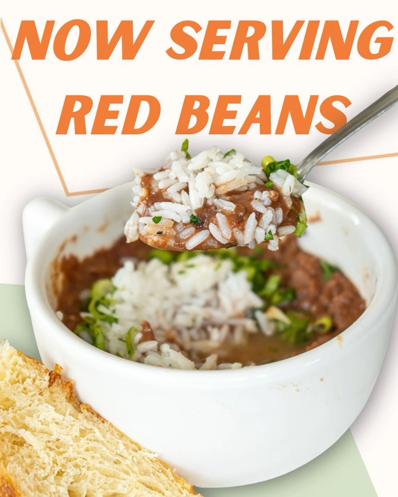 Every Monday for lunch and brunch! 

Now serving red beans from @shift_nola 🫘 #orangecuchcoffee
