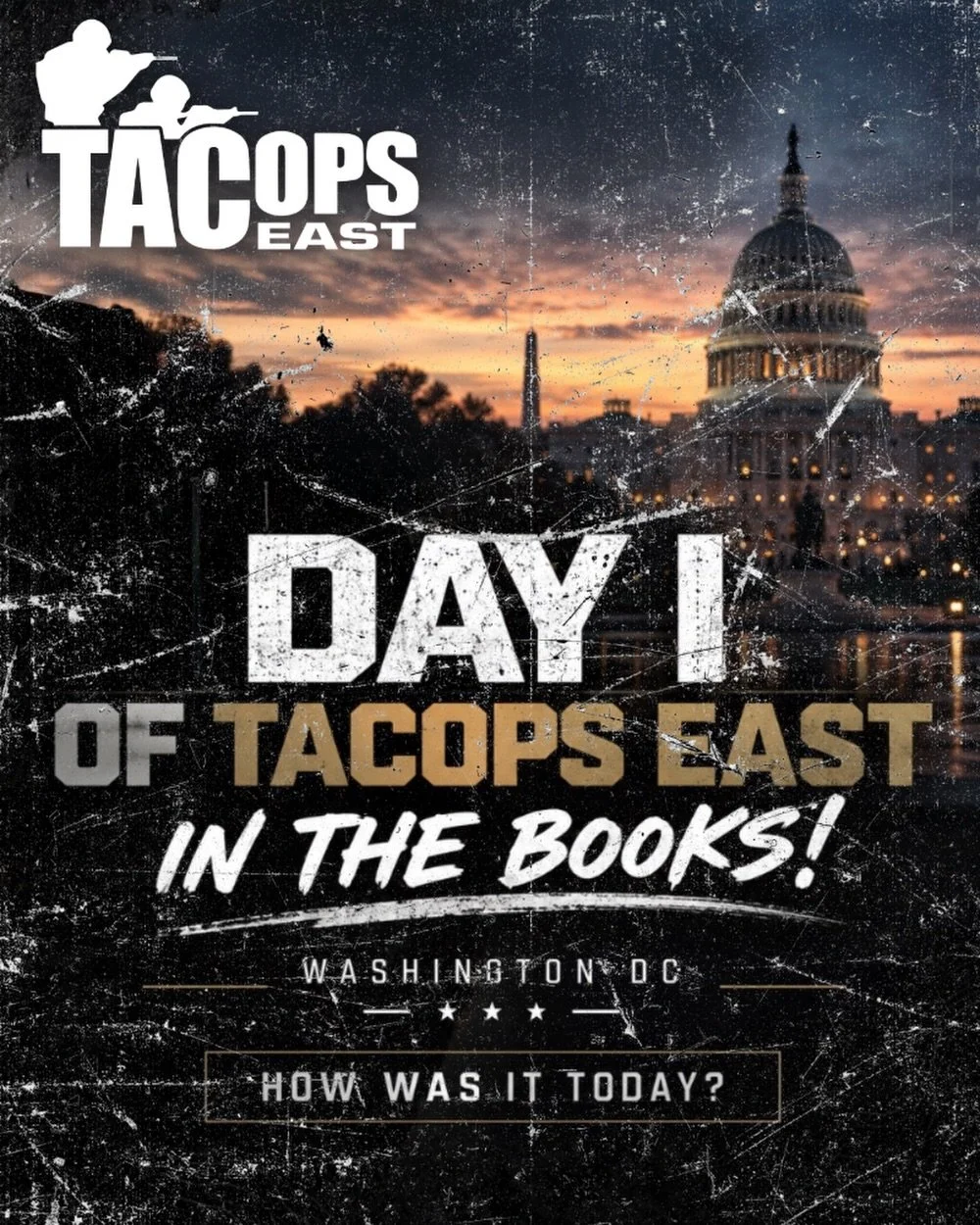 Day 1 of TACOPS East in Washington, D.C. is in the books 🇺🇸

A full day of training, learning, connecting, and sharpening the skills that make us better at what we do.

Thank you to everyone who showed up ready to learn, share, and put in the work.