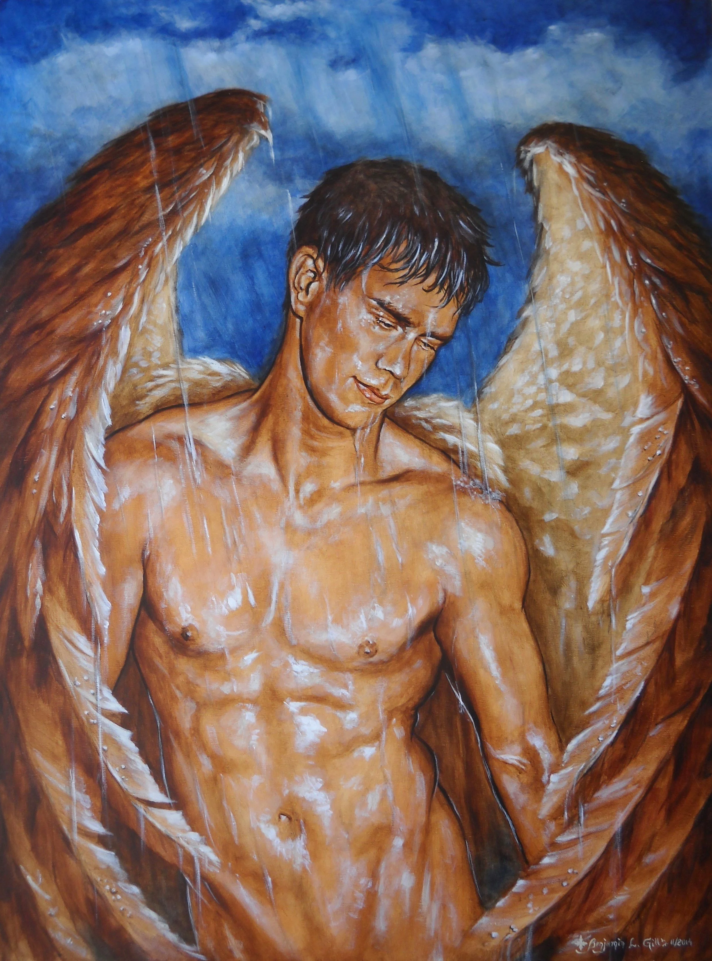 Angel in the Rain.JPG