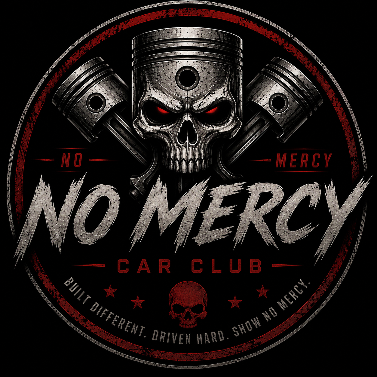 No Mercy Car Club official seal, non-Mopar branch