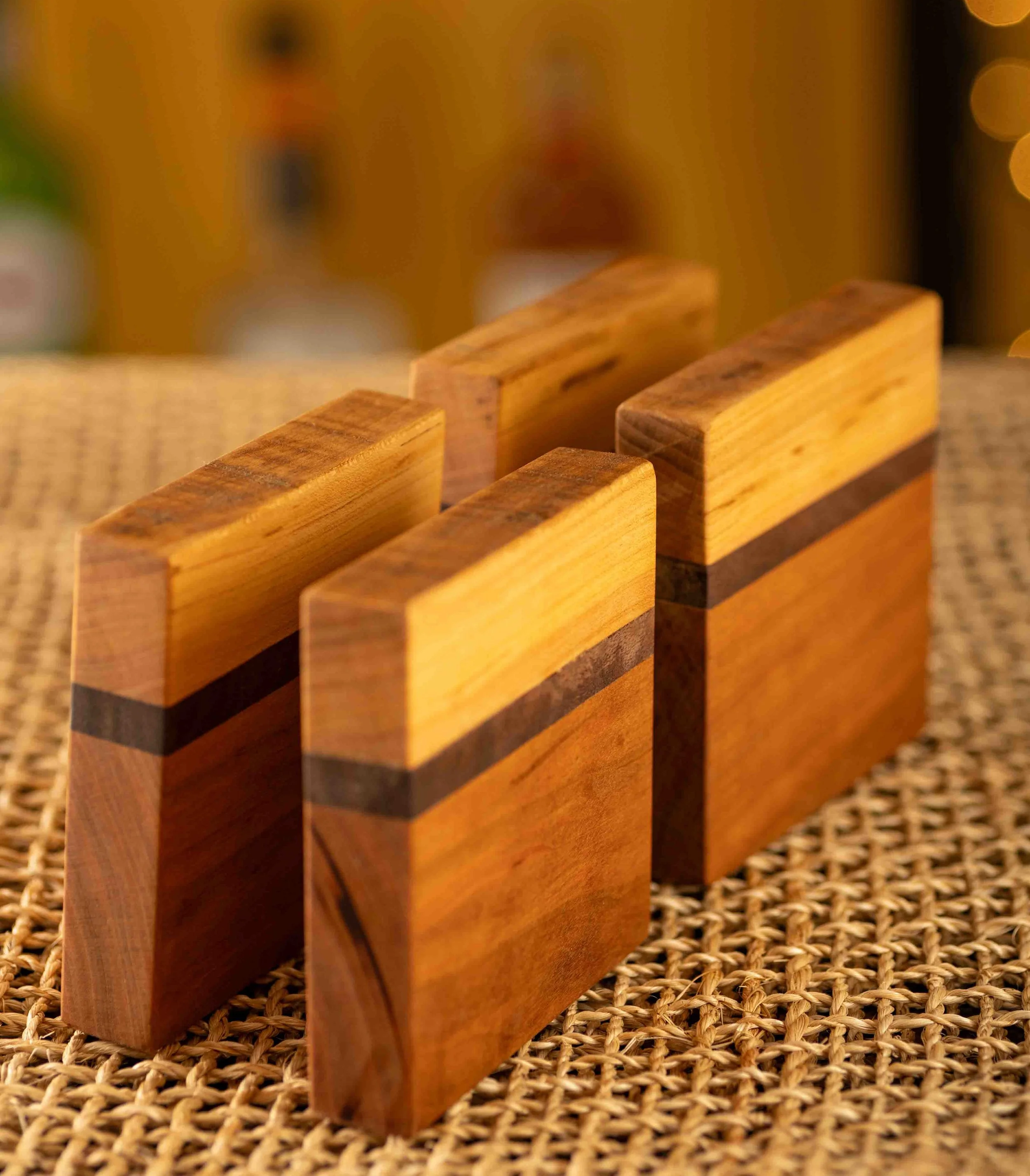 Striped Coasters (Set of 4)