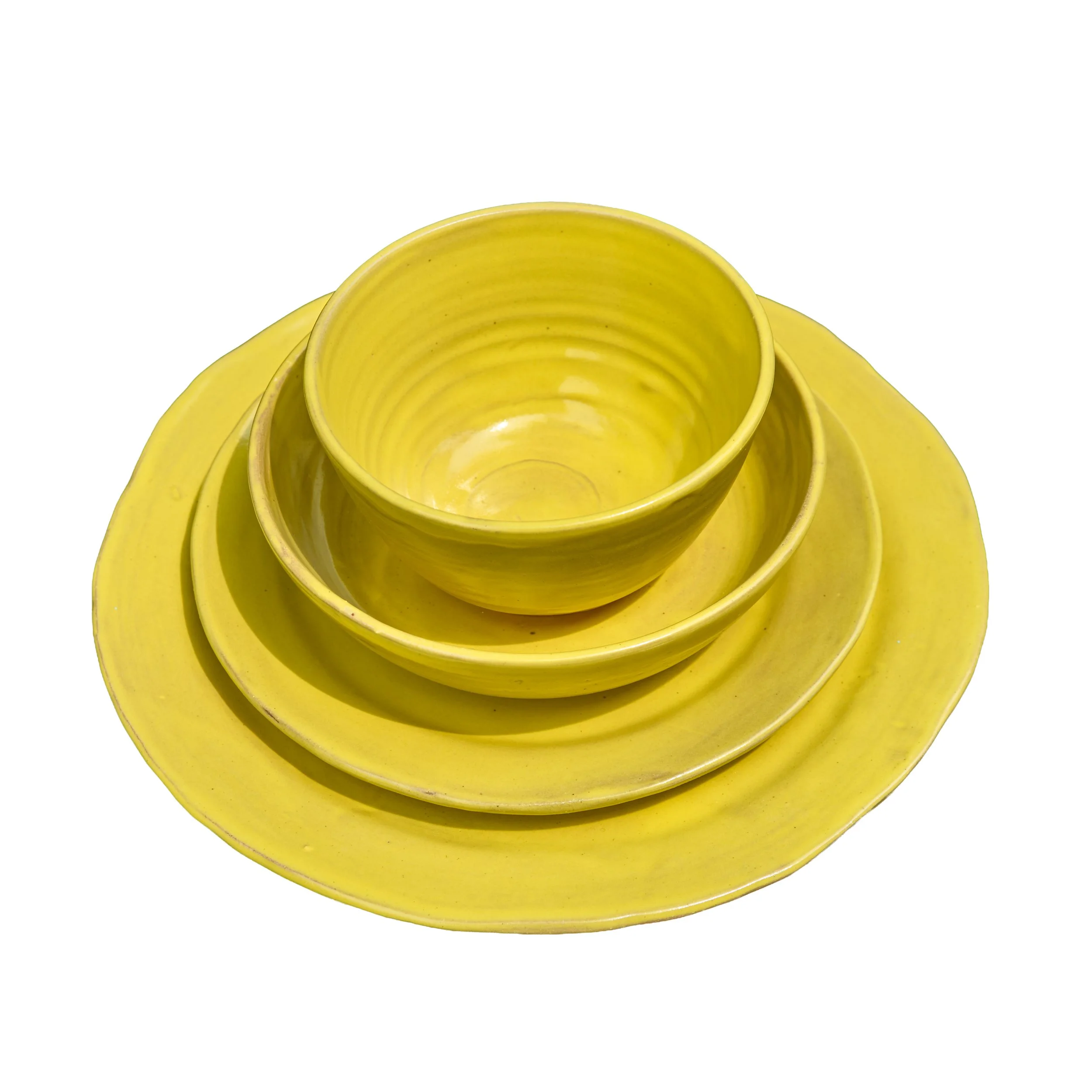 Buttercup Yellow Dinner Set