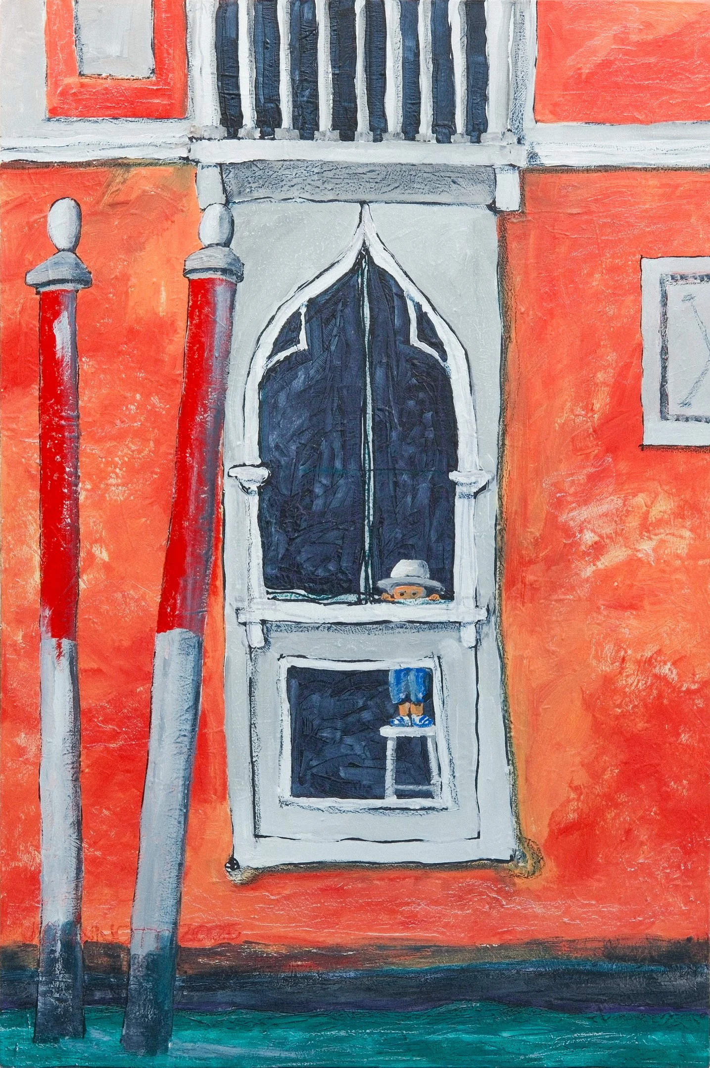 Venice through the window.