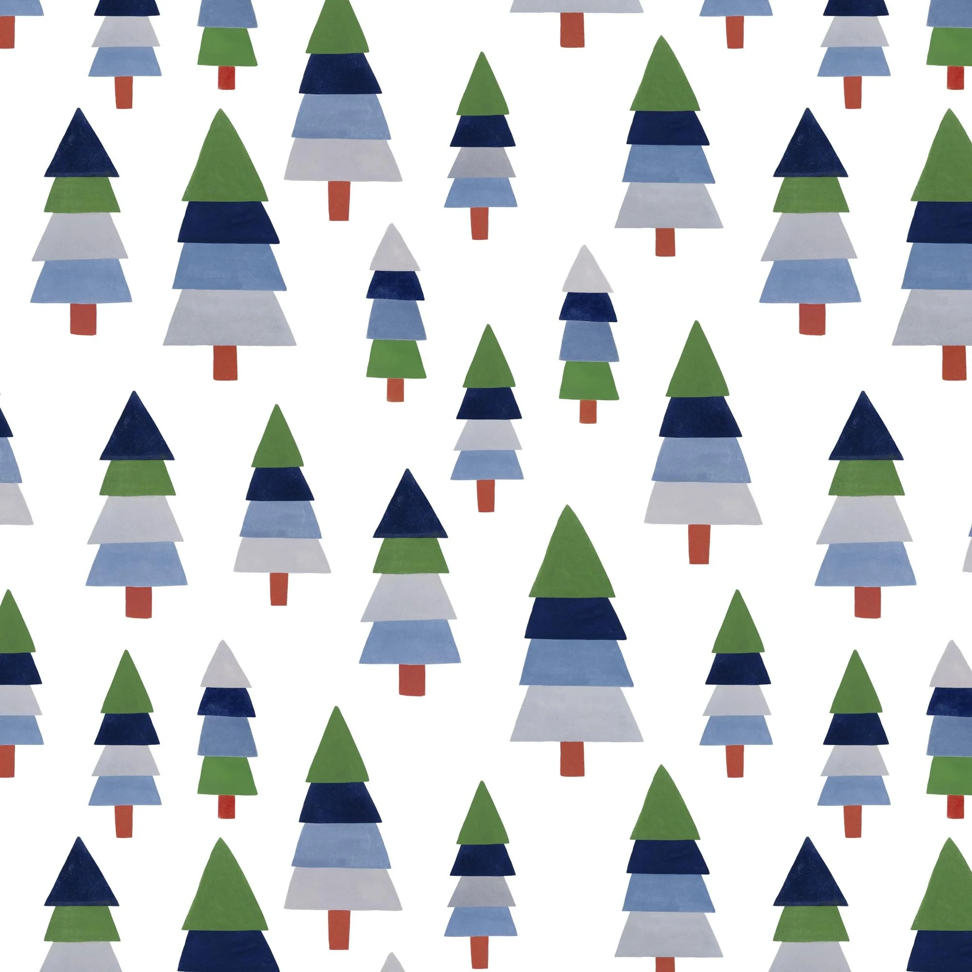 Graphic Holiday Pines