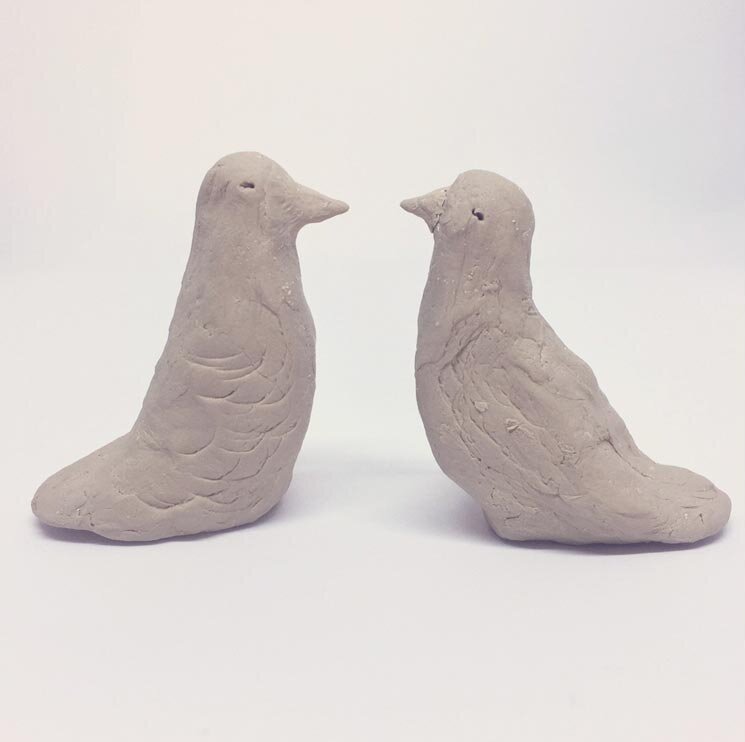 Doves ceramic