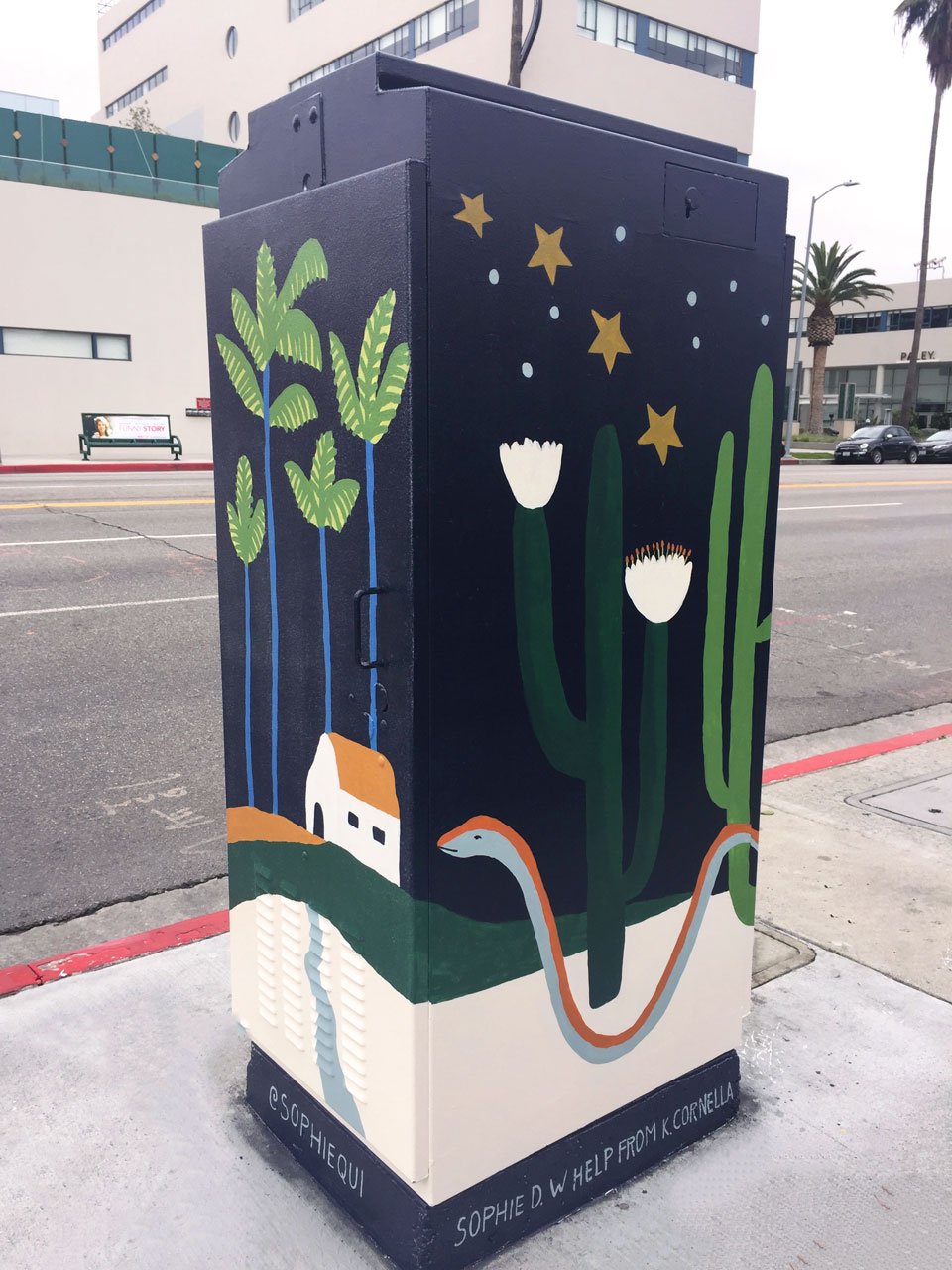 Utility box on Sunset Blvd — 2019