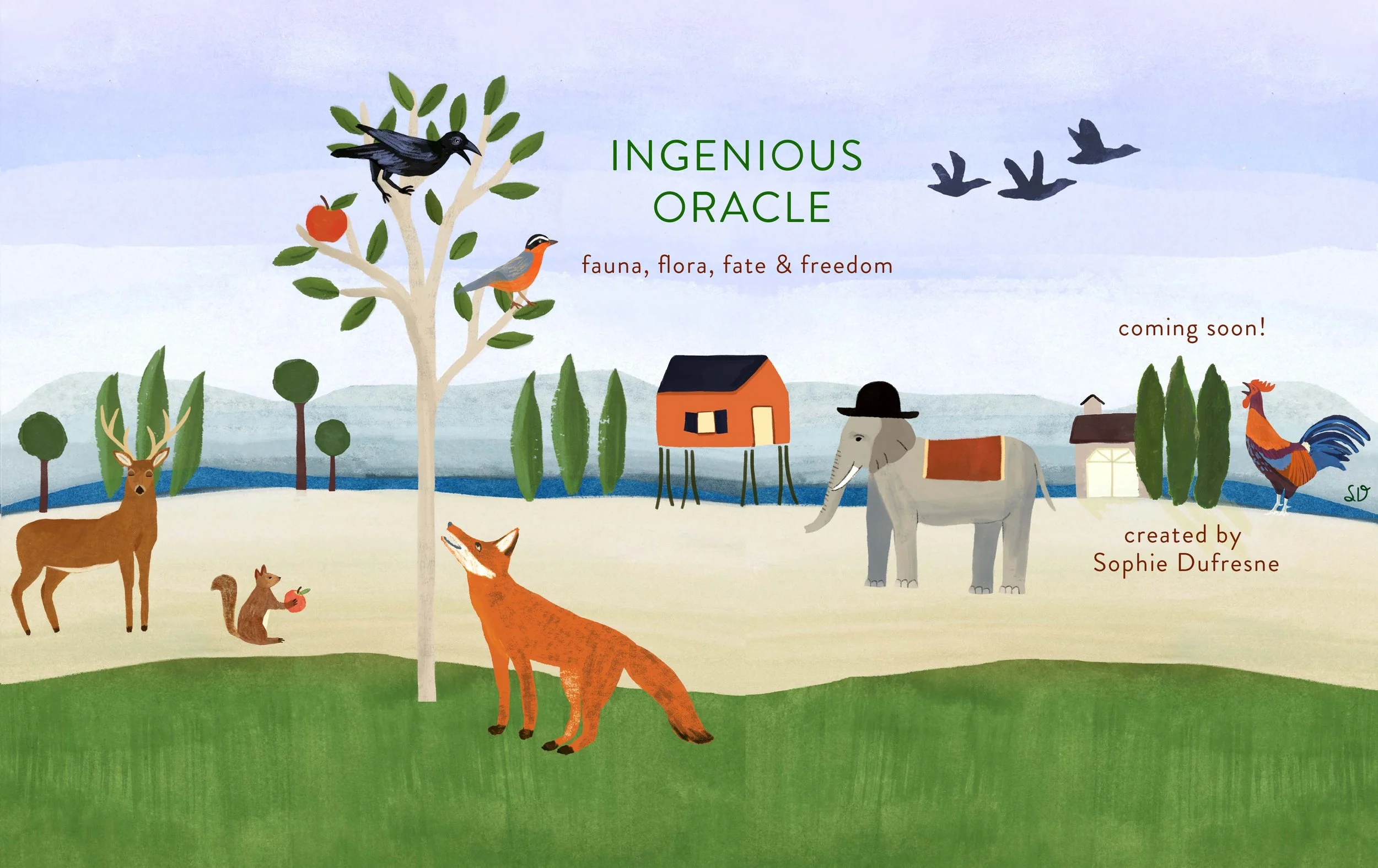 Banner art for the Ingenious Oracle — 2025 (writing in progress)