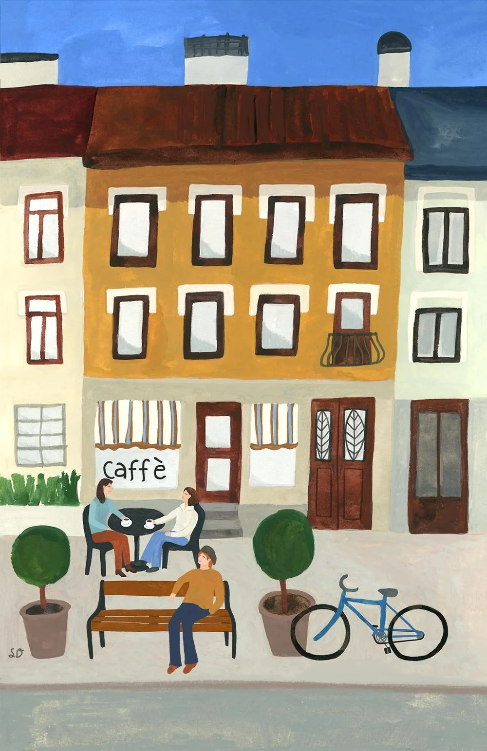 Cafe Scene — Italy series — 2019