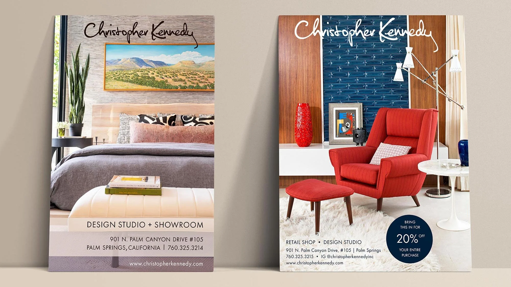 Print ads for Christopher Kennedy