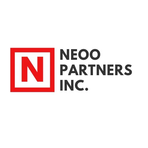 Logo of NEOS Partners Inc. featuring a red letter N inside a red square with black text next to it.