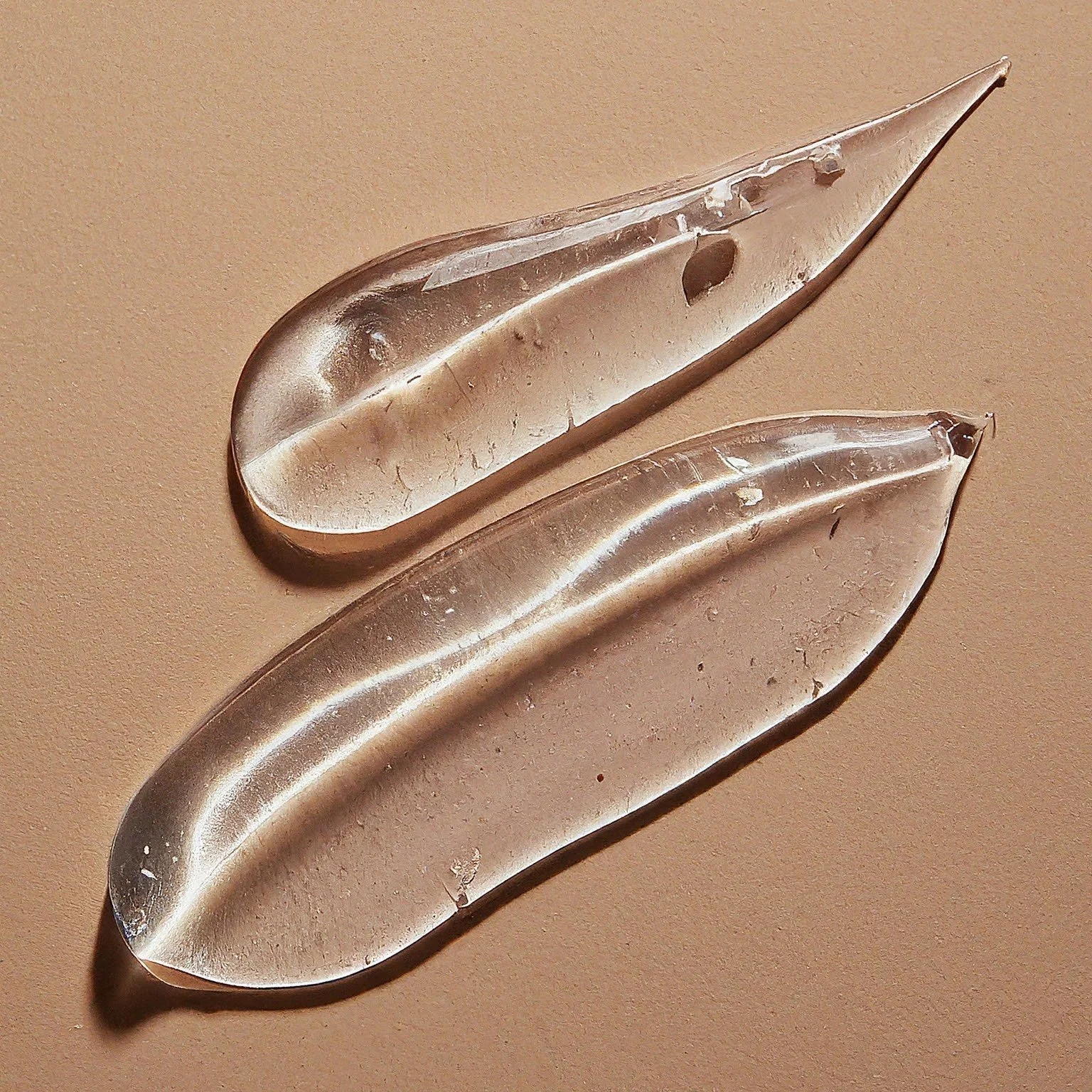 Skincare gel swatch