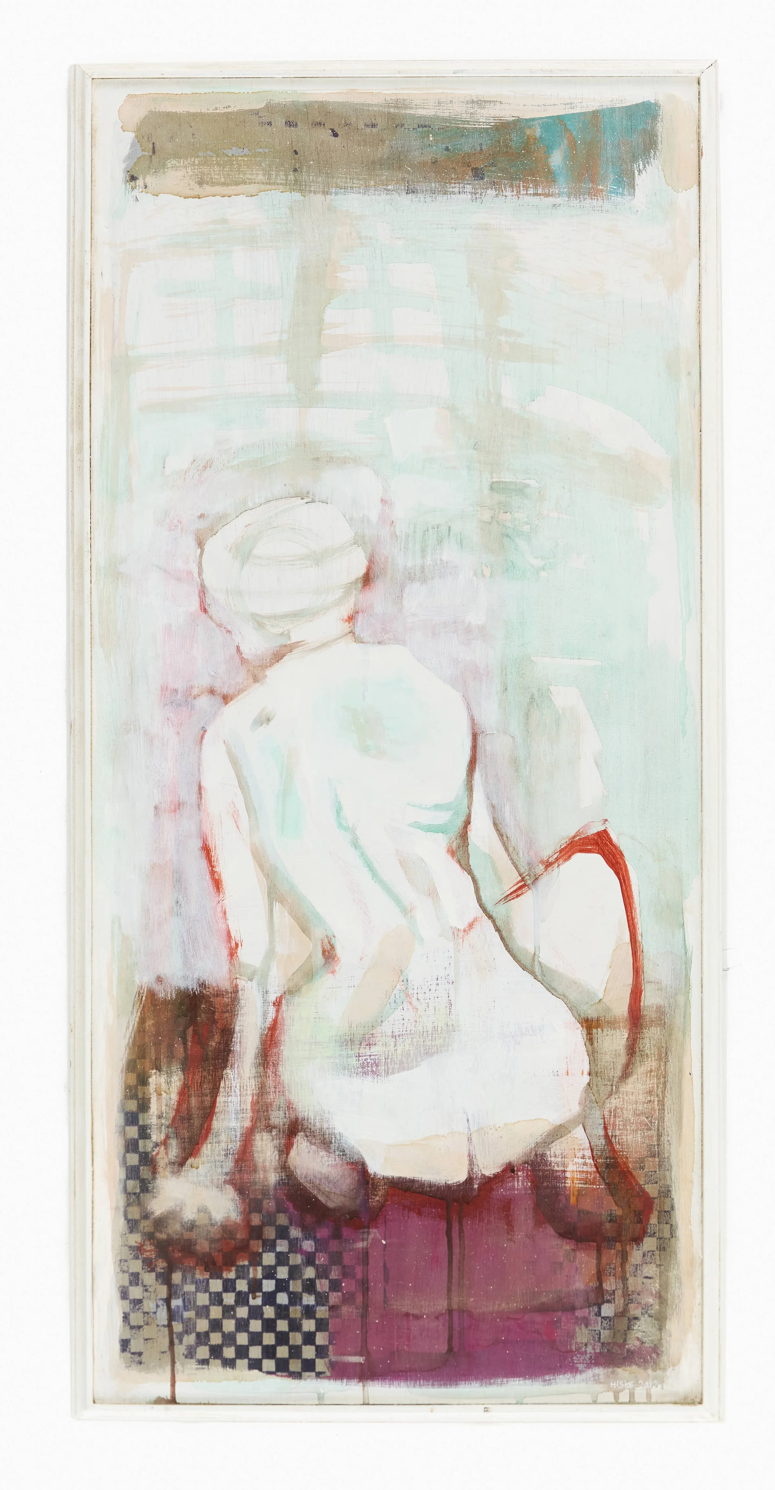 Bakc model 2012 103x49 acrylkic on board.jpg